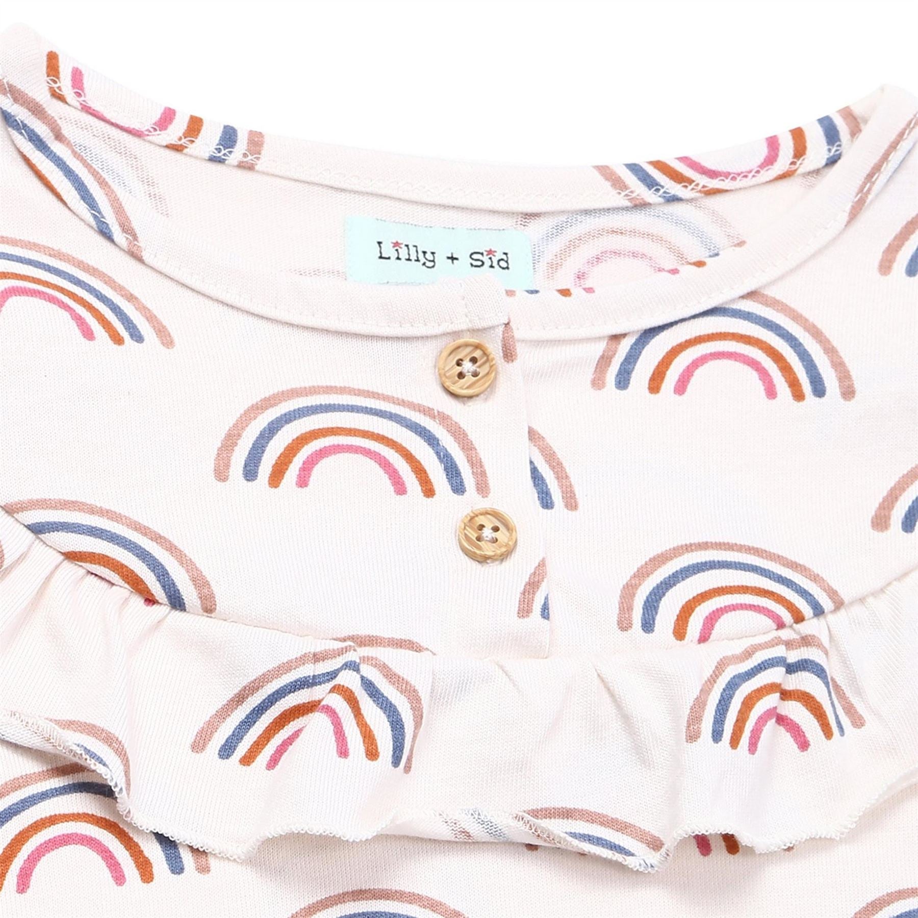 Lilly and Sid Rainbow Top And Legging Set