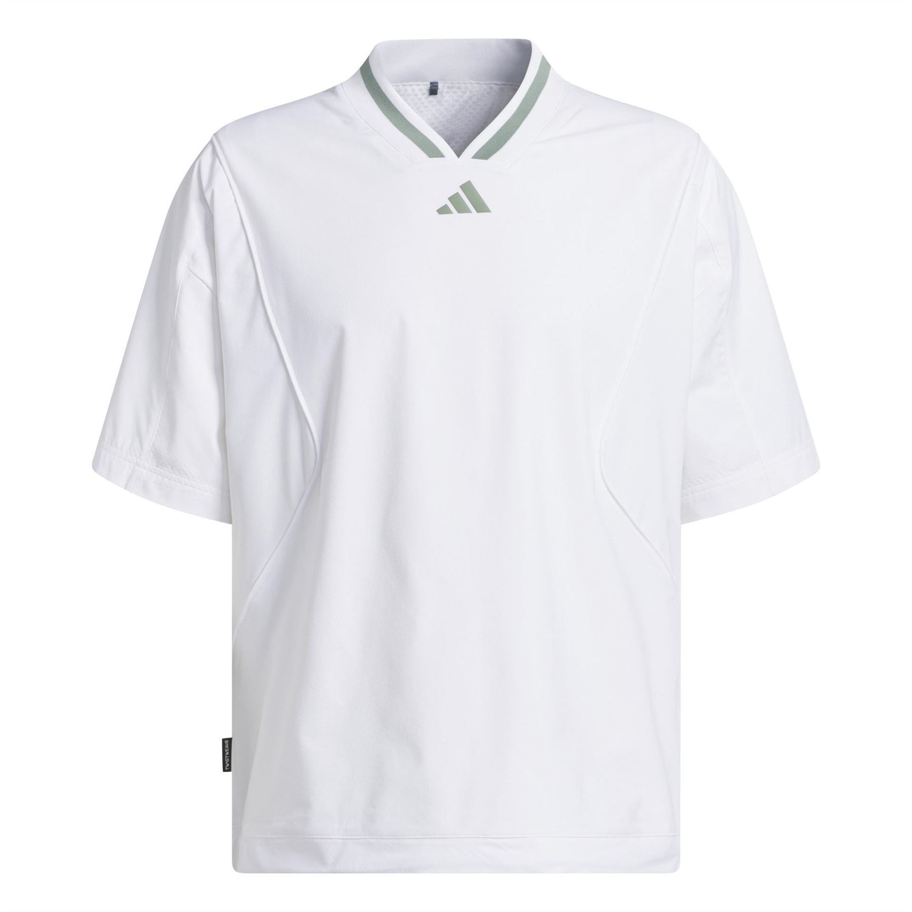 adidas V-Neck Raglan Sleeve Jersey T-Shirt