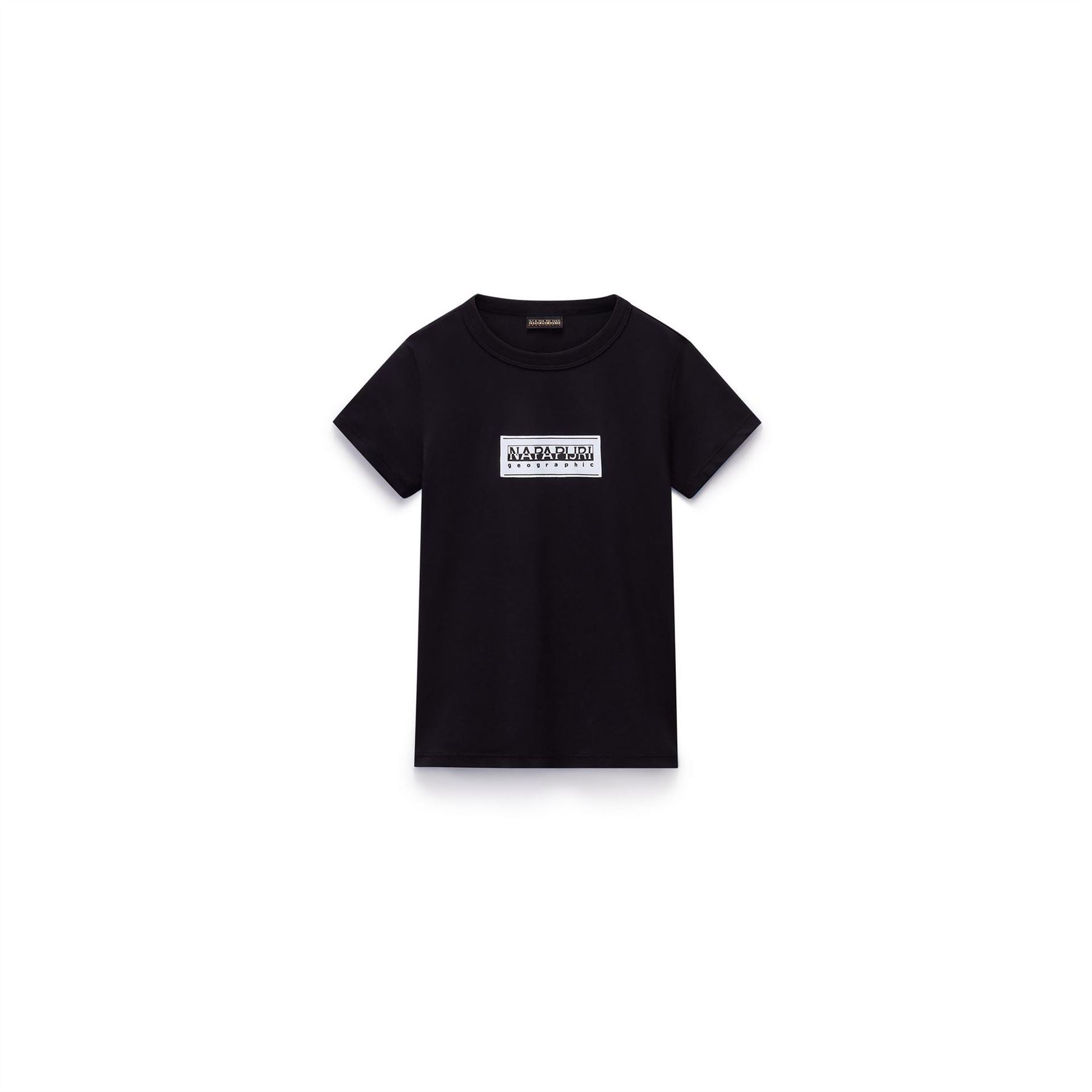 Napapijri Regular Fit Geographic Print Crew Neck Short Sleeve T-Shirt
