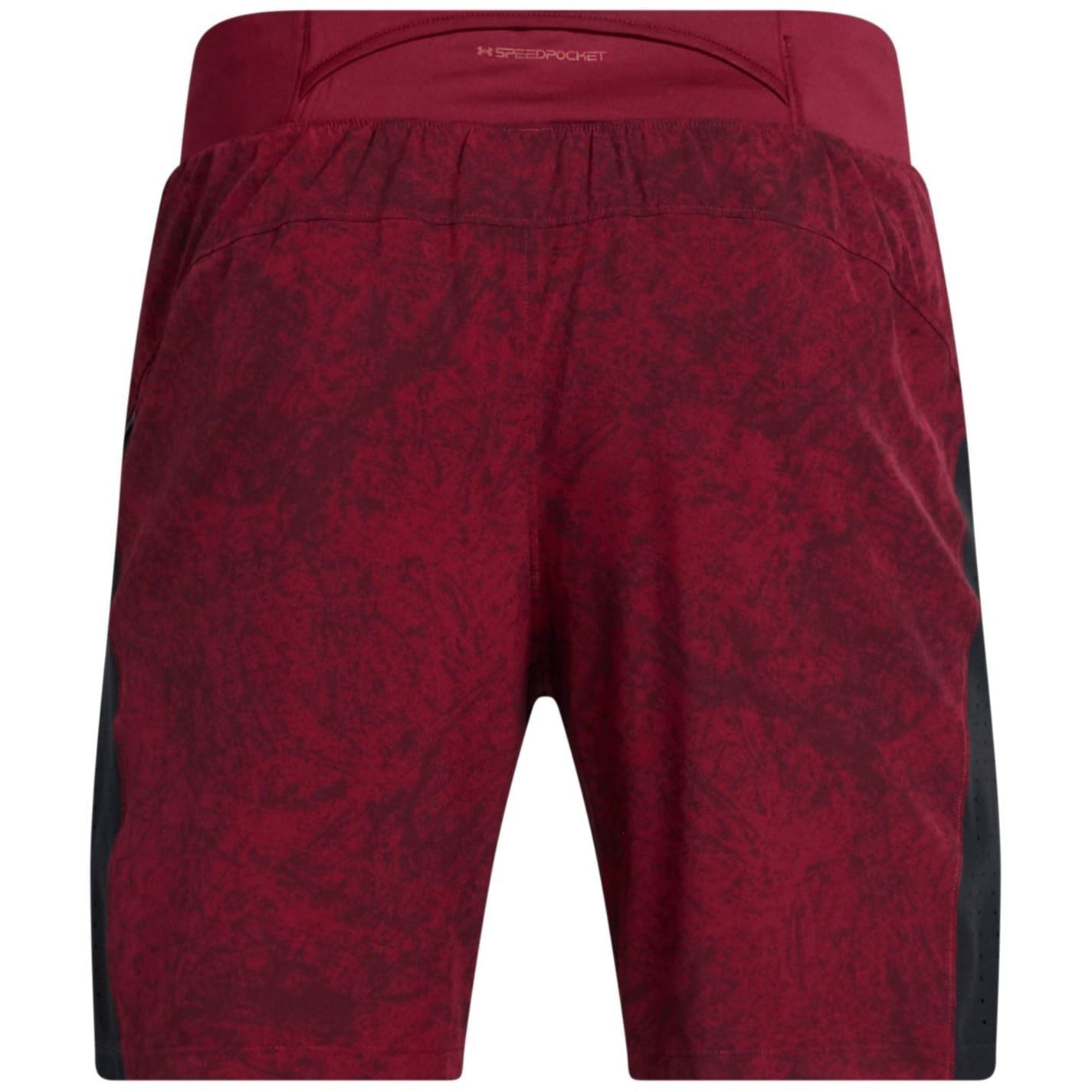 Under Armour Mens Armour Ua Launch Pro 7 Printed Shorts Running Shorts