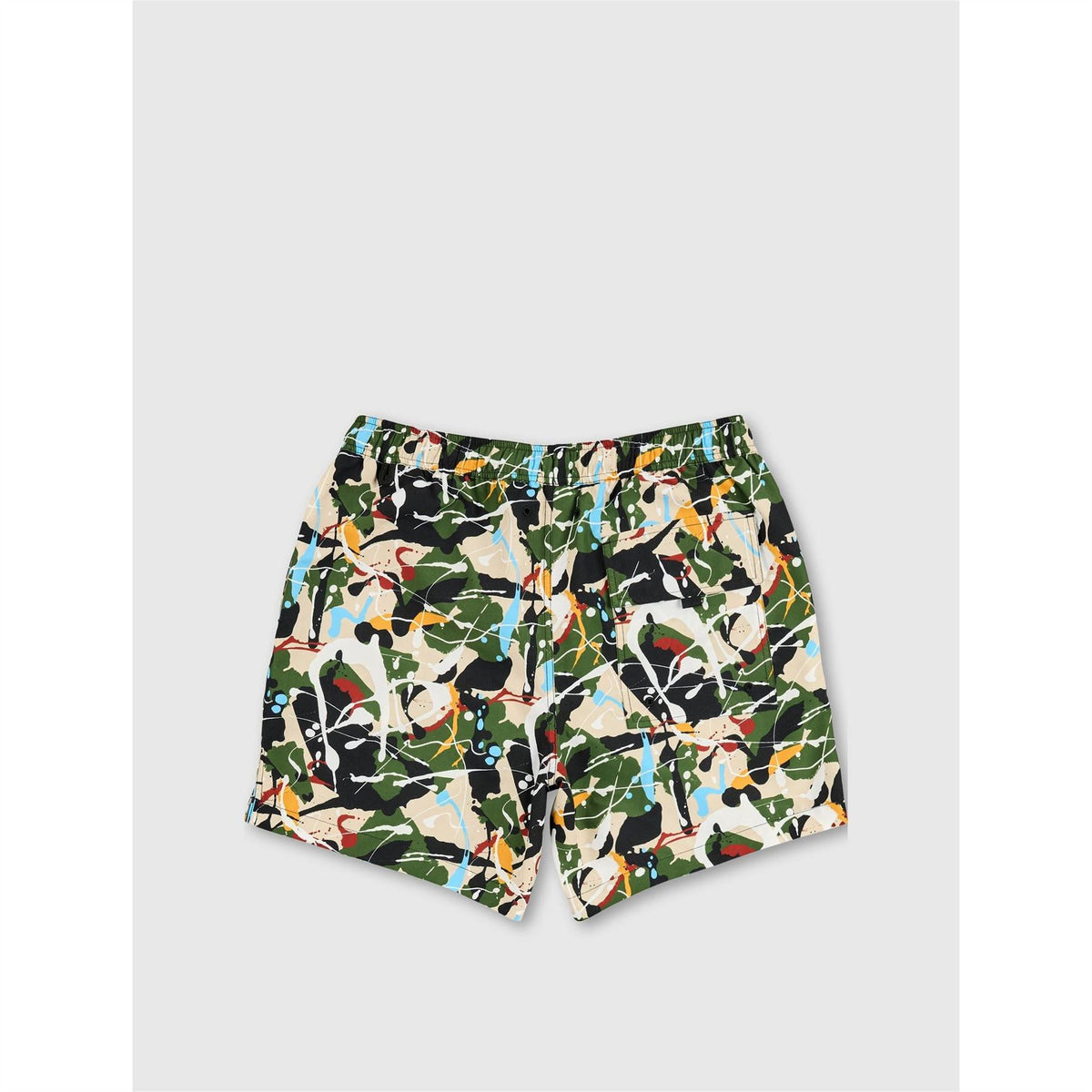 Pretty Green Convergence Abstract Patterned Swim Short