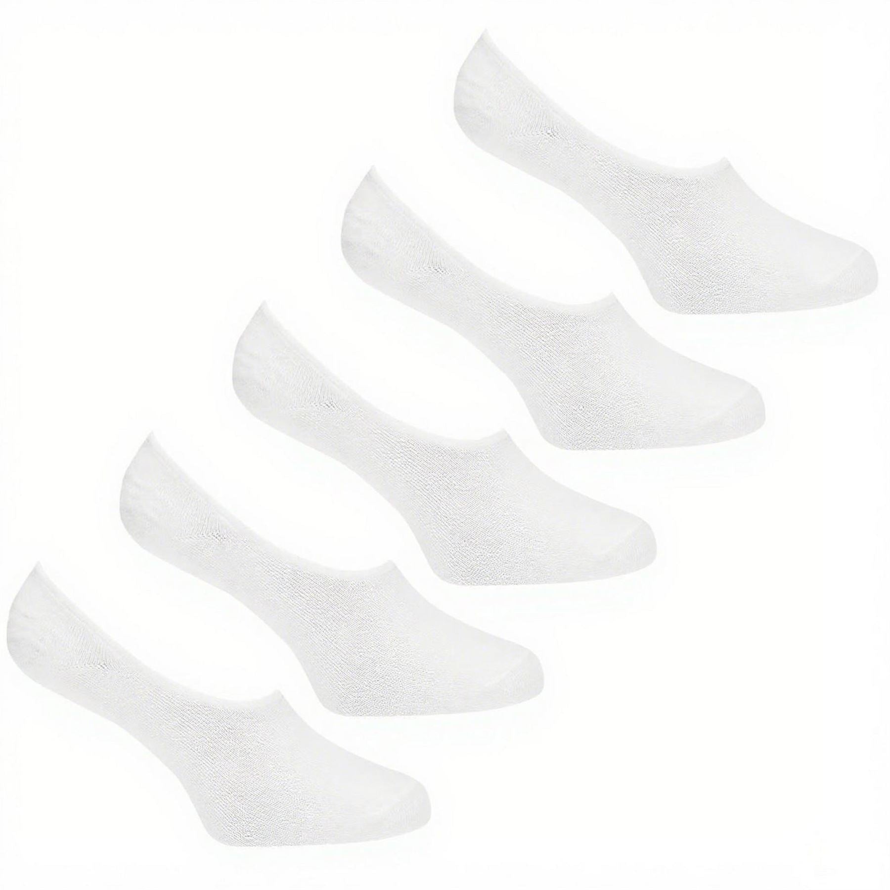 Slazenger Mens 5 Pack Invisible Socks
