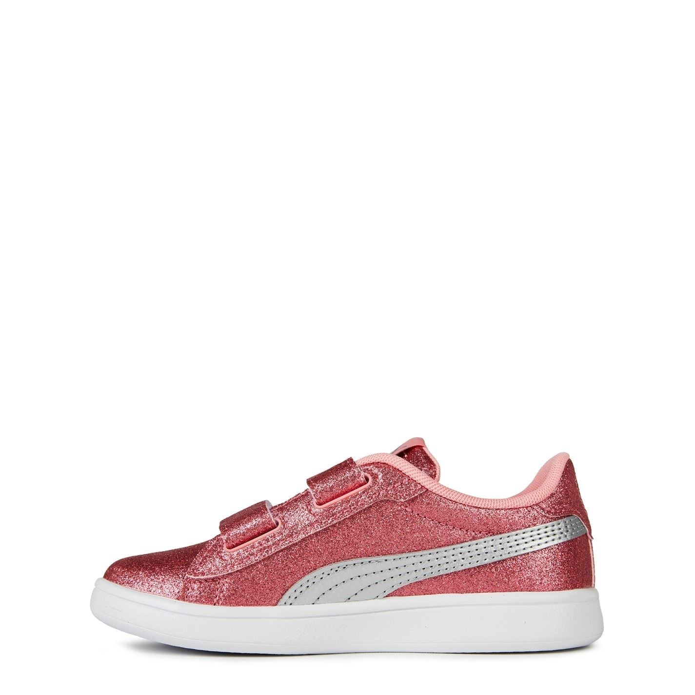 Puma Smash 3.0 Glitz Glam V Infant Girl Trainers