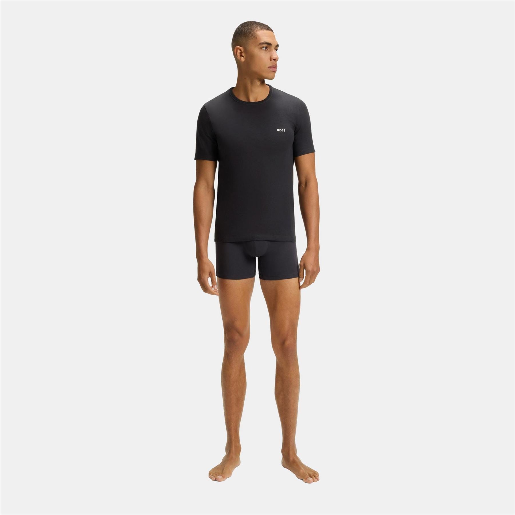 Boss BOSS Bodywear 3 Pack Premium Cotton T Shirts   Crew Neck