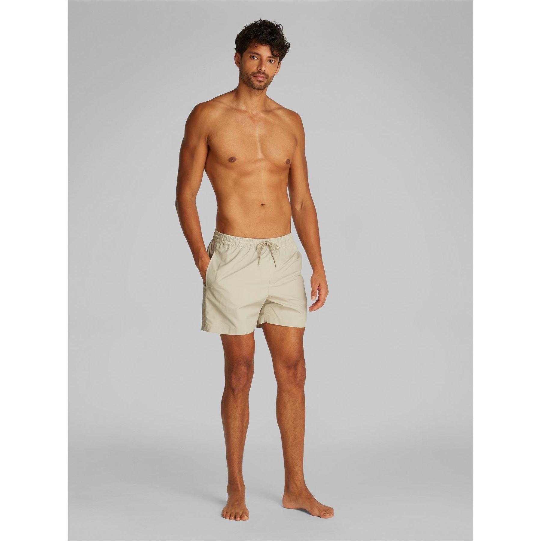 Calvin Klein Mens Tape Swim Shorts