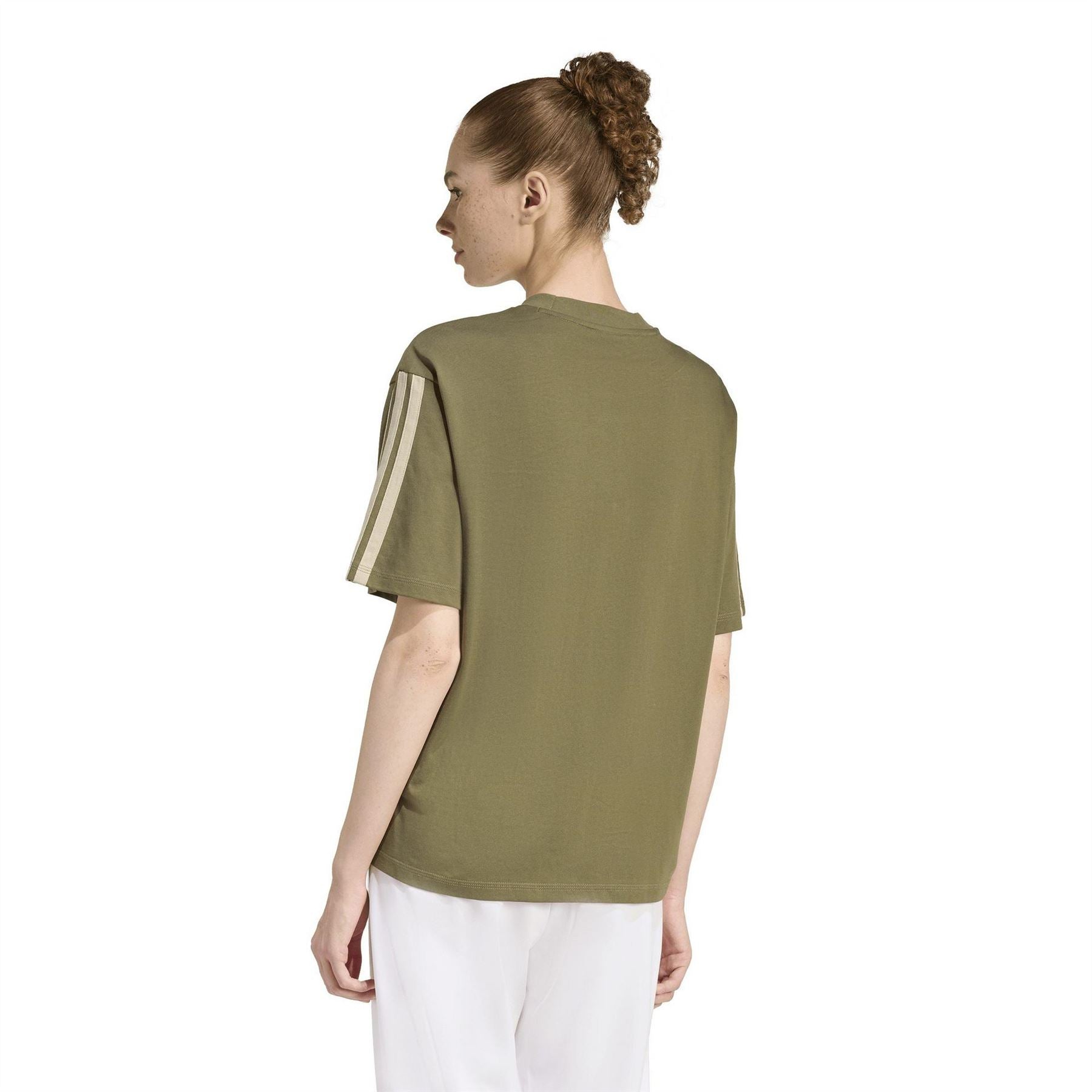 adidas Womens Essentials 3 Stripe T-Shirt