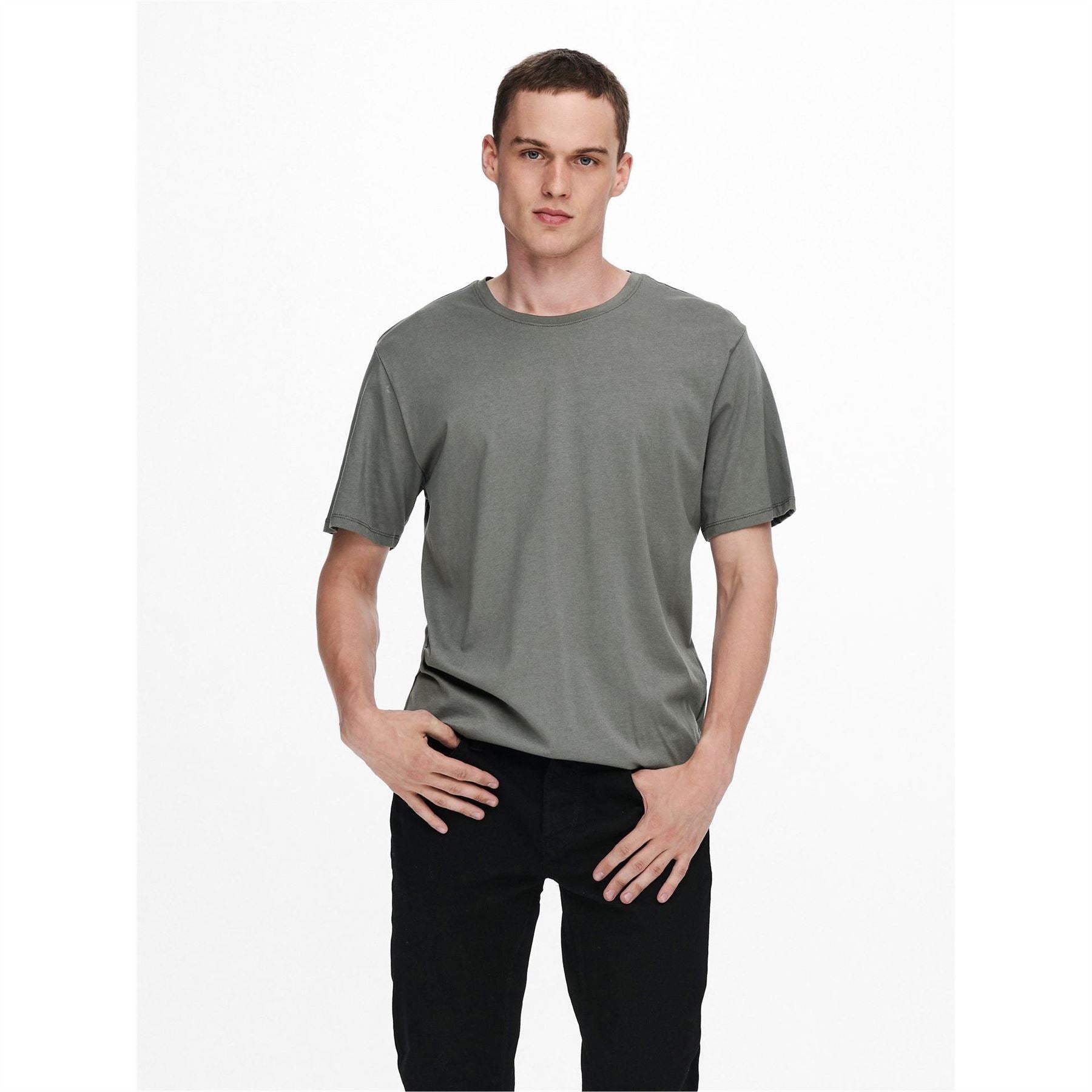Only and Sons Oversize Fit Crew Neck Short Sleeve Boyfriend T-Shirt