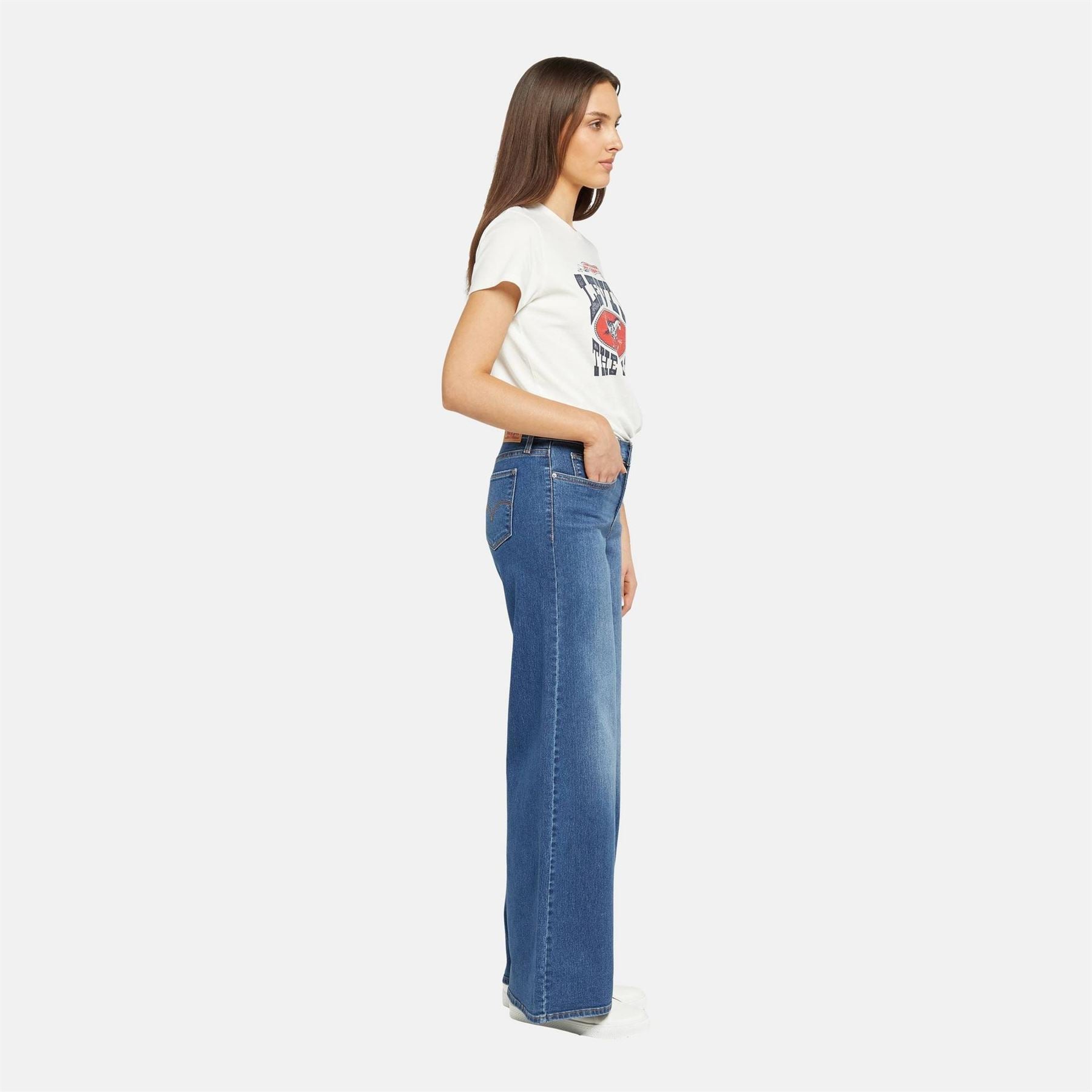 Levis 318 Shaping Wide Leg Jeans