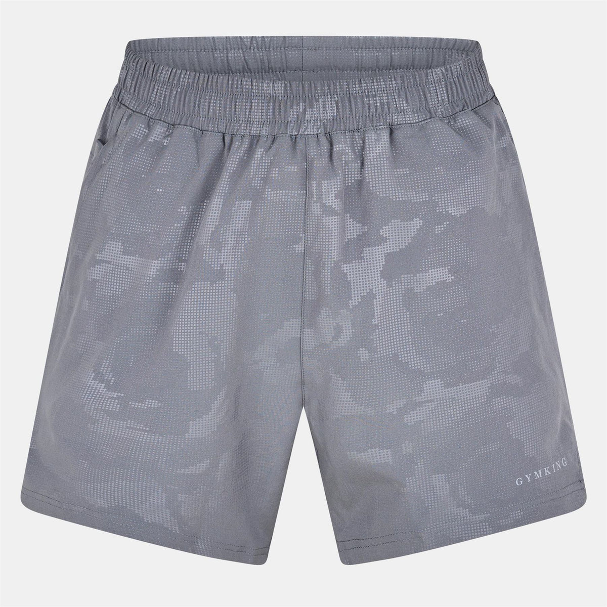 Gym King Camo Bermuda Shorts with Lettering
