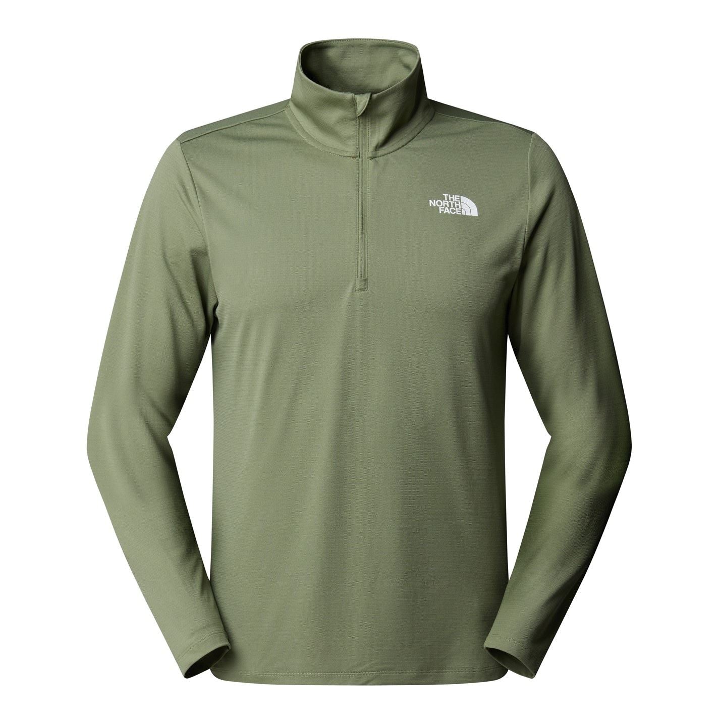 The North Face Mist Regular Fit Long Sleeve Zip Neck T-Shirt