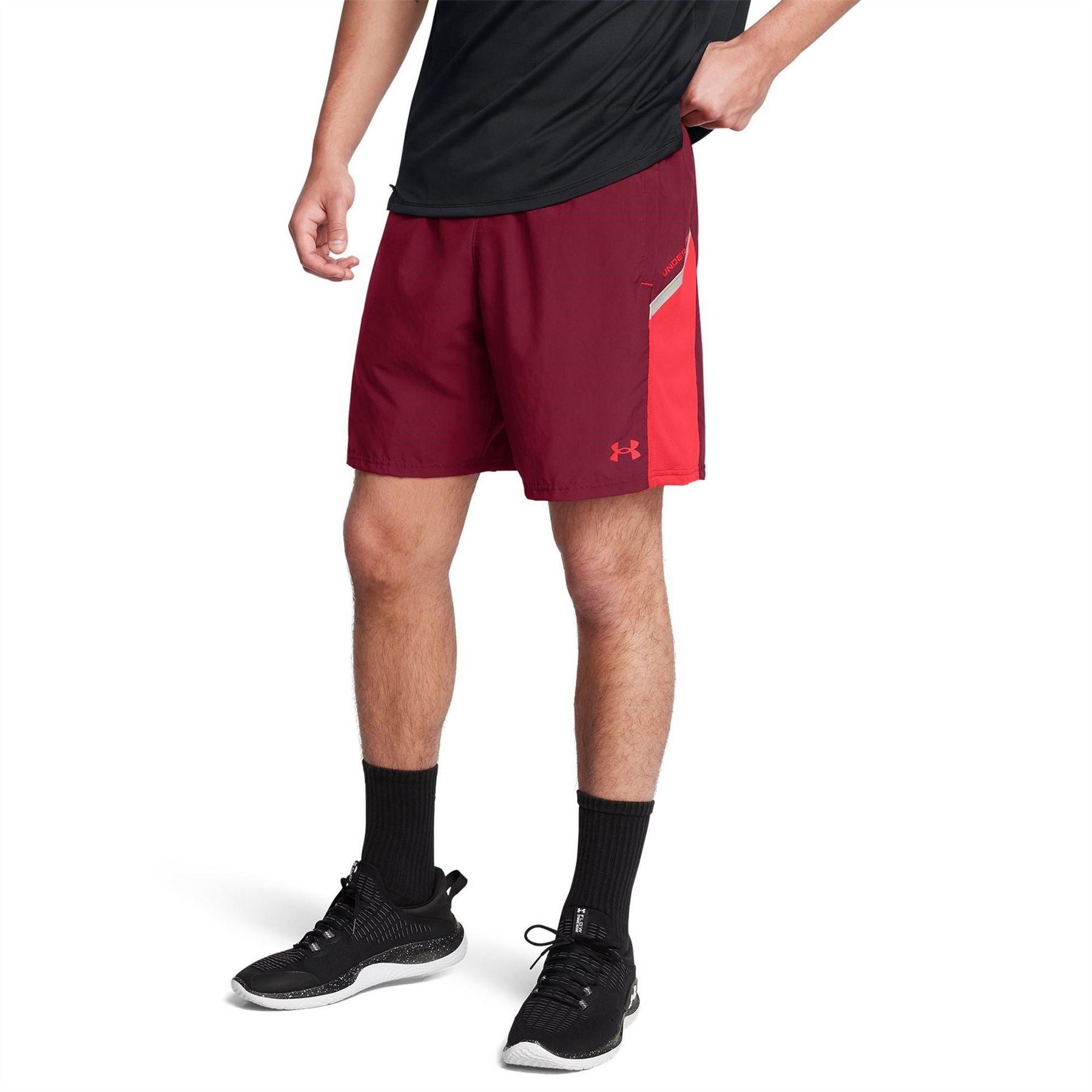 Under Armour Solid Patterned Utility Cargo Shorts