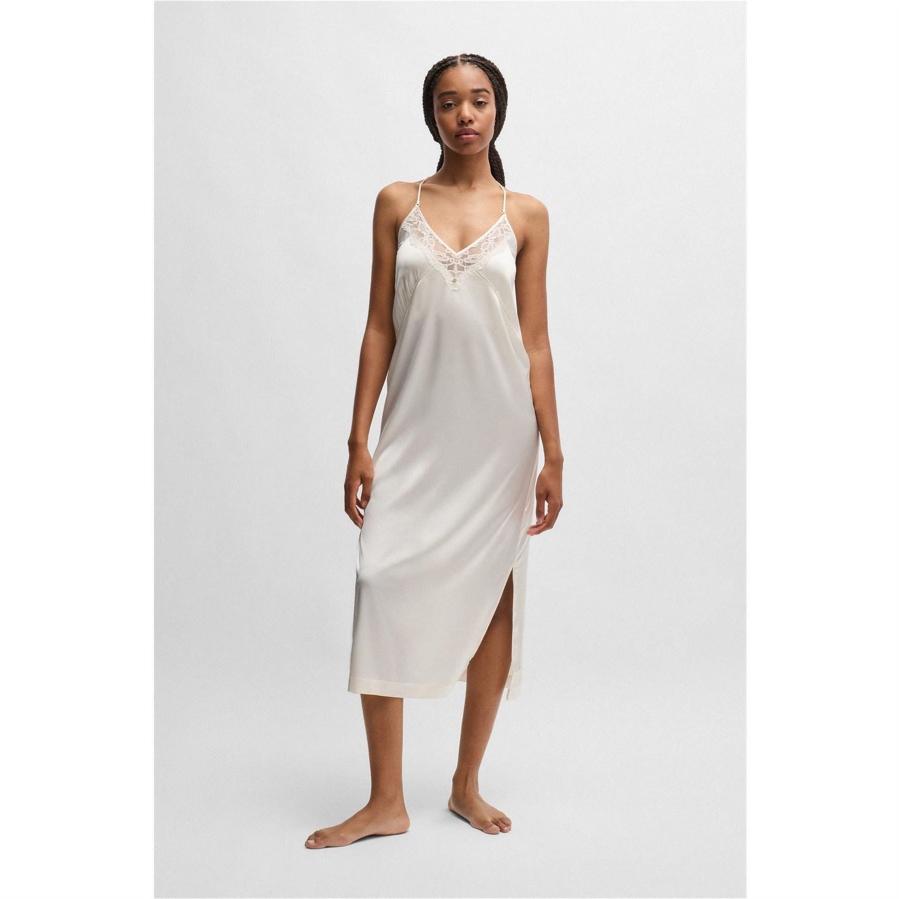 Boss Infinite V-Neck Midi Slip Dress