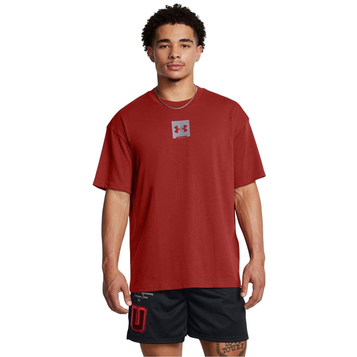 Under Armour Box Logo Crew Neck Short Sleeve T-Shirt