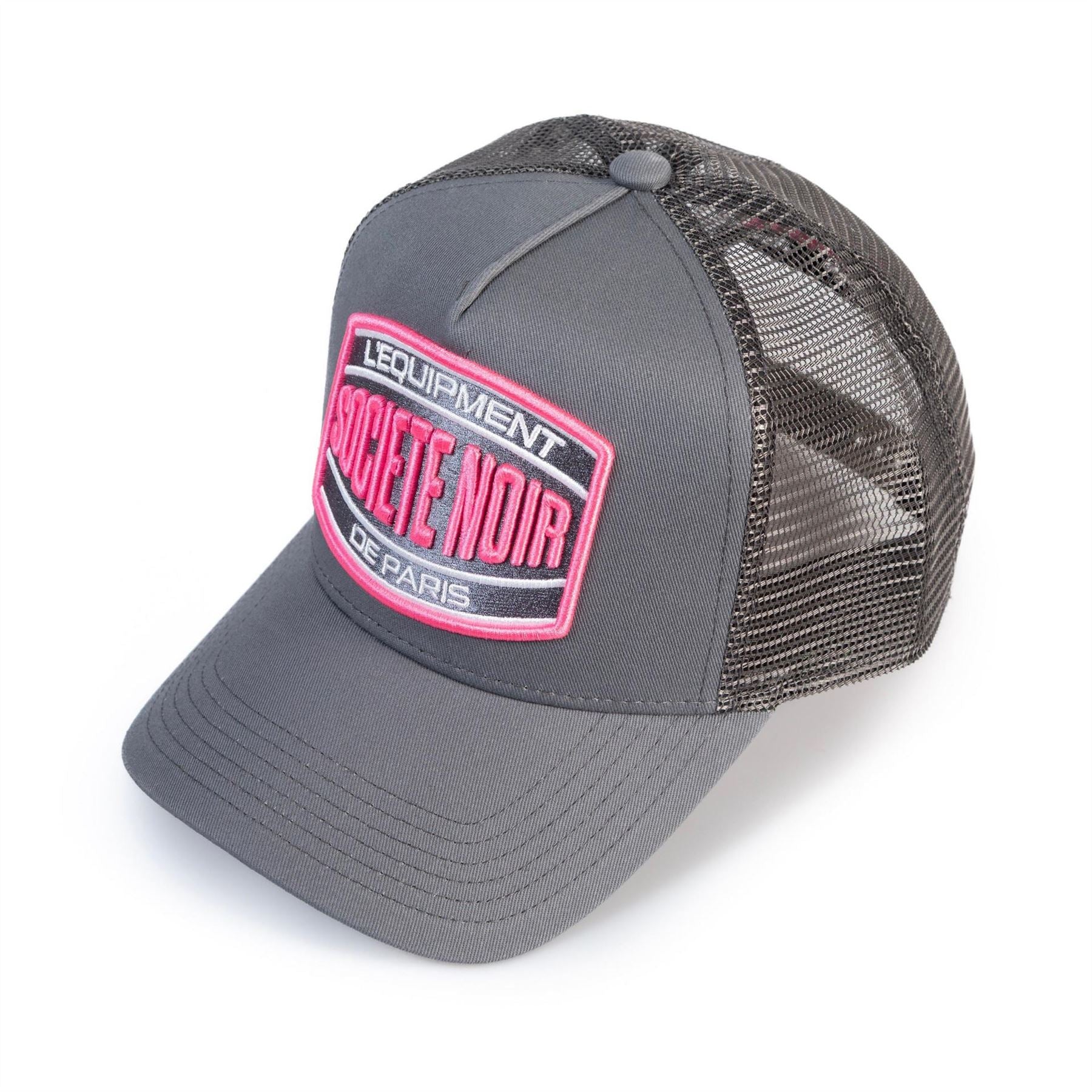 Societe Noir Logo Lettering Adjustable Trucker Cap