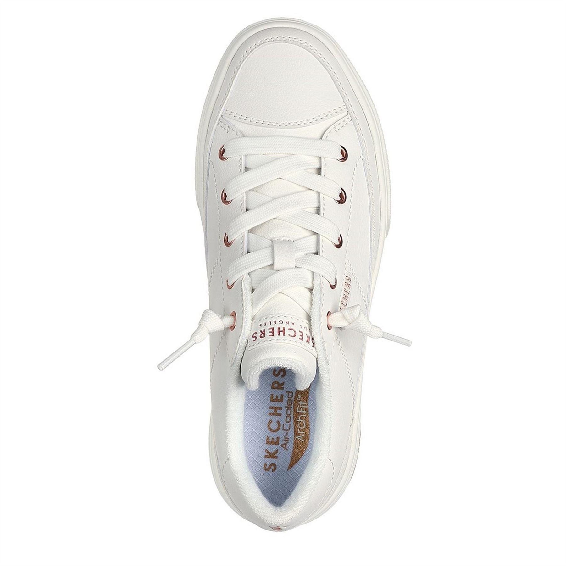Skechers Womens Arch Fit Arcade   On My Way Low Top Trainers