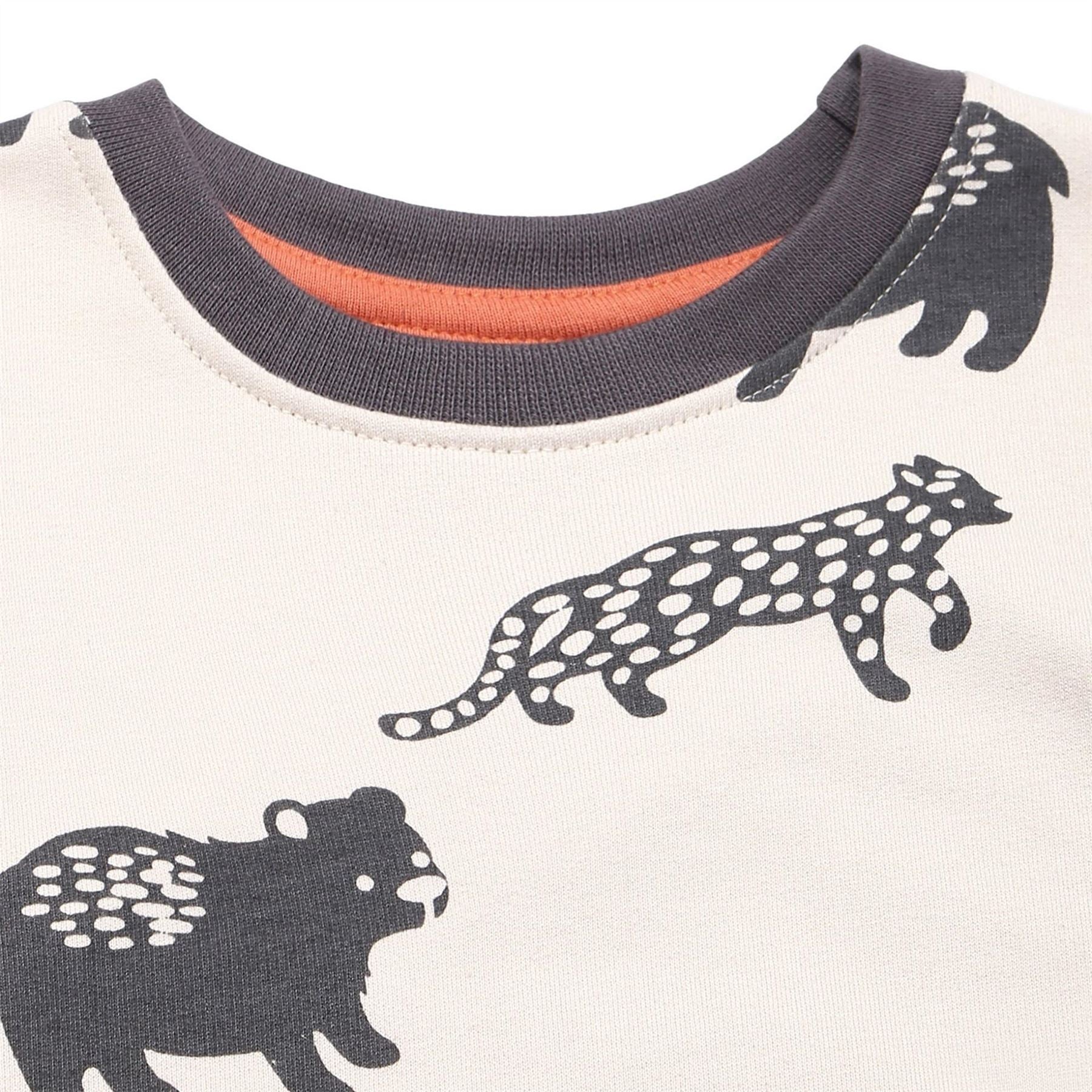 Lilly and Sid Leopard Crew Sweatshirt