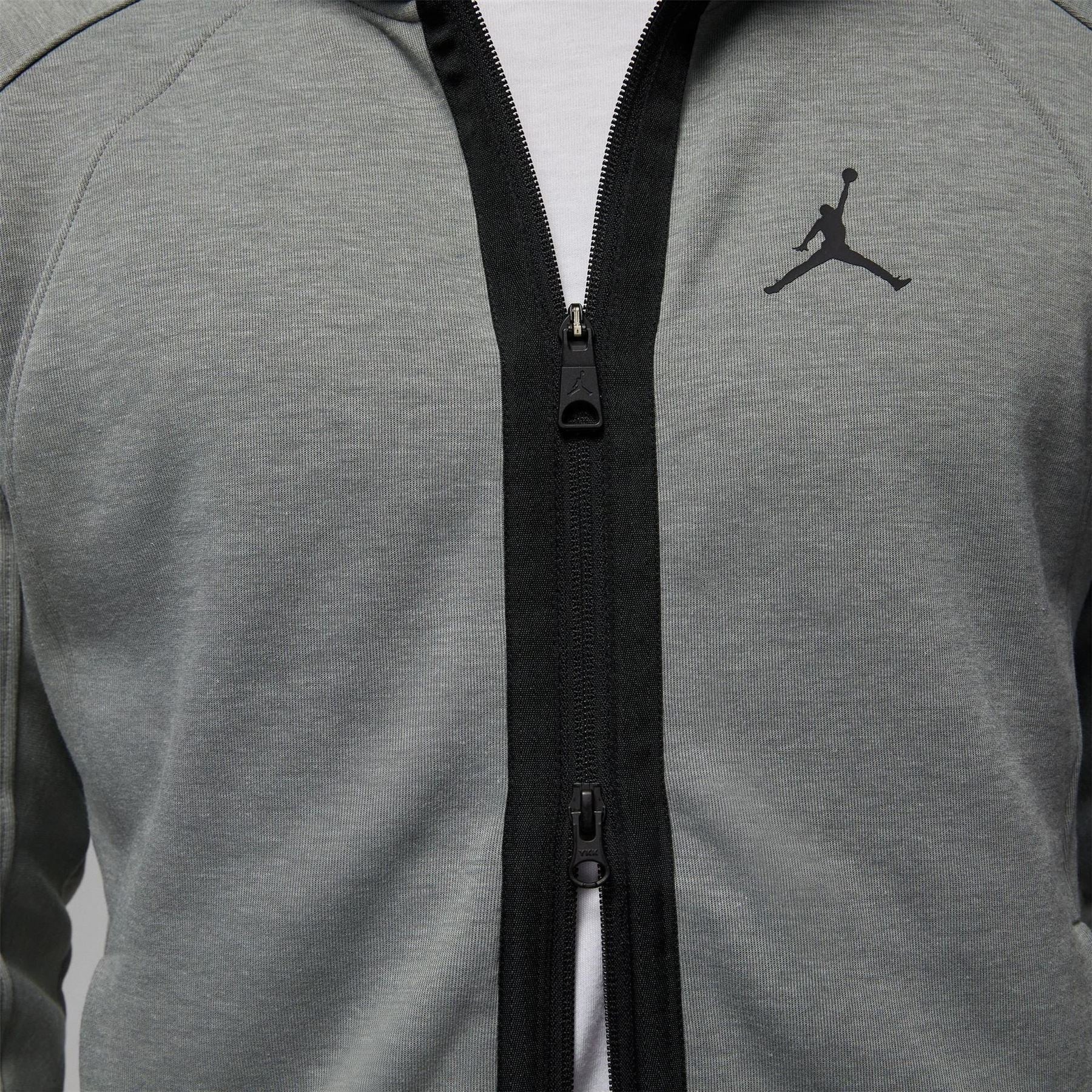Air Jordan Mens Jordan Dri Fit Sport Air Fleece Full Zip Hoodie