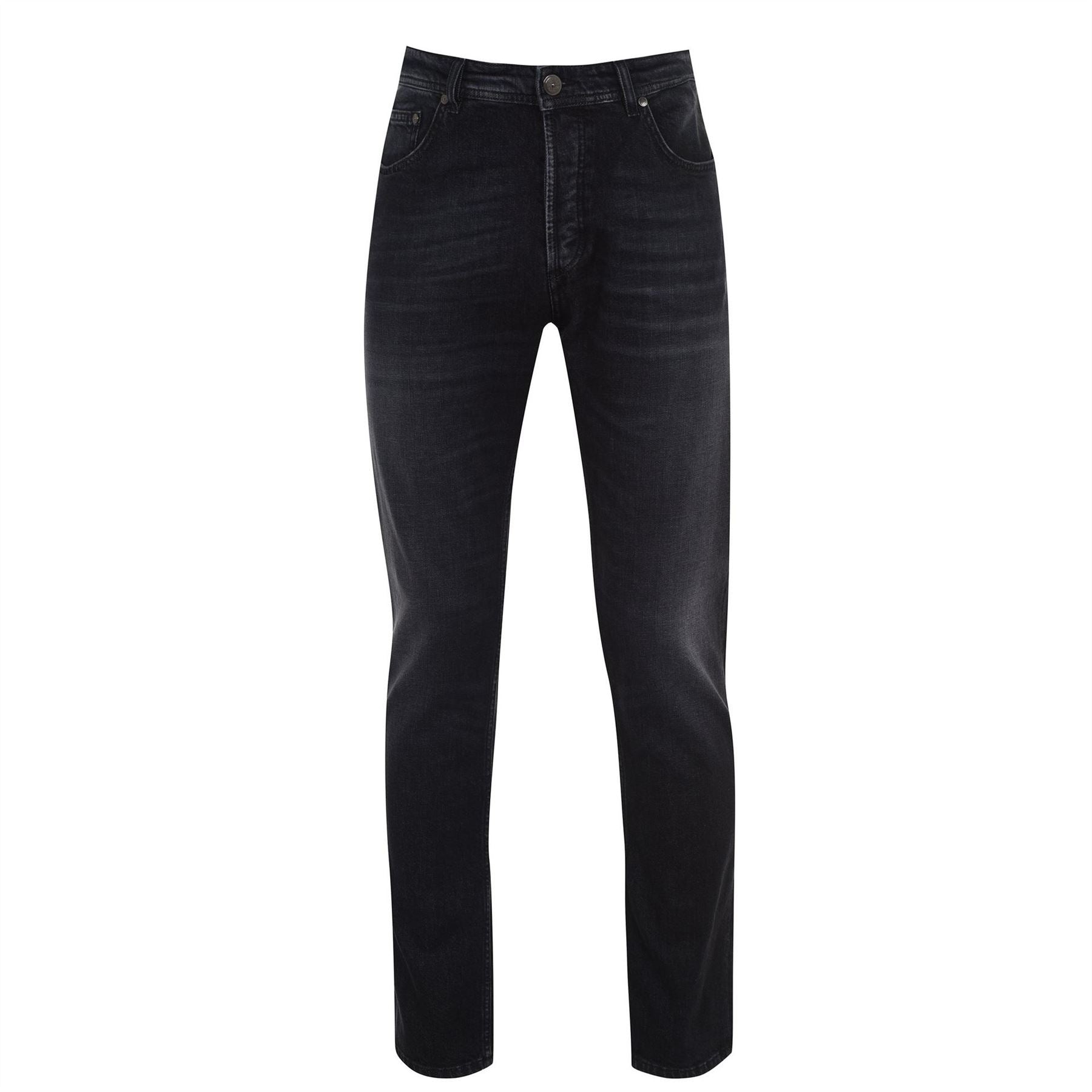 Versace Jeans Couture Mid Rise Straight Leg Jeans
