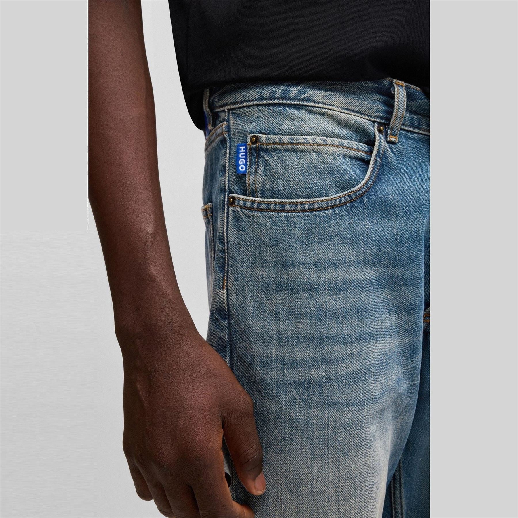 Hugo Five Pocket Design Slim Fit Jeans