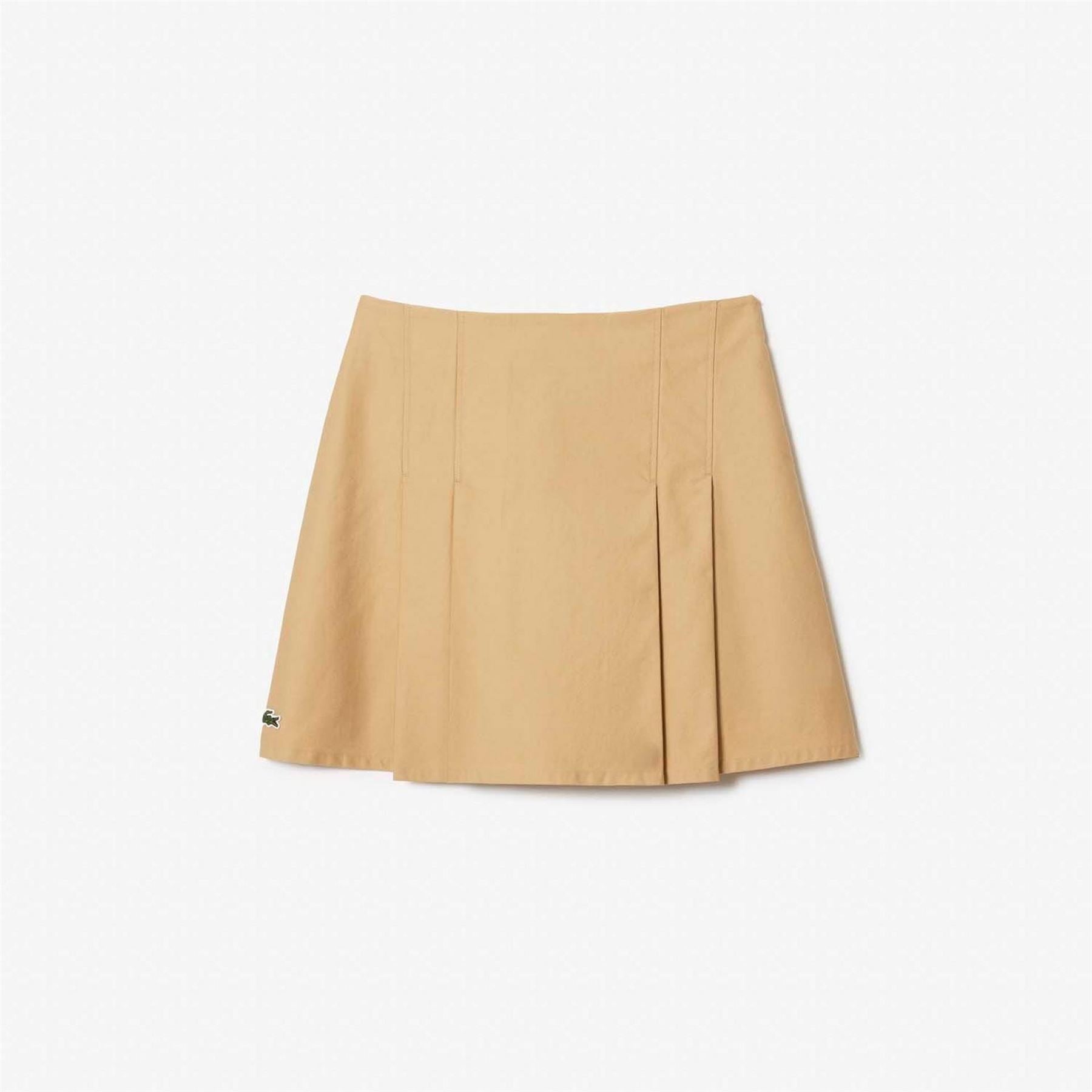 Lacoste Pleated Cotton Skirt