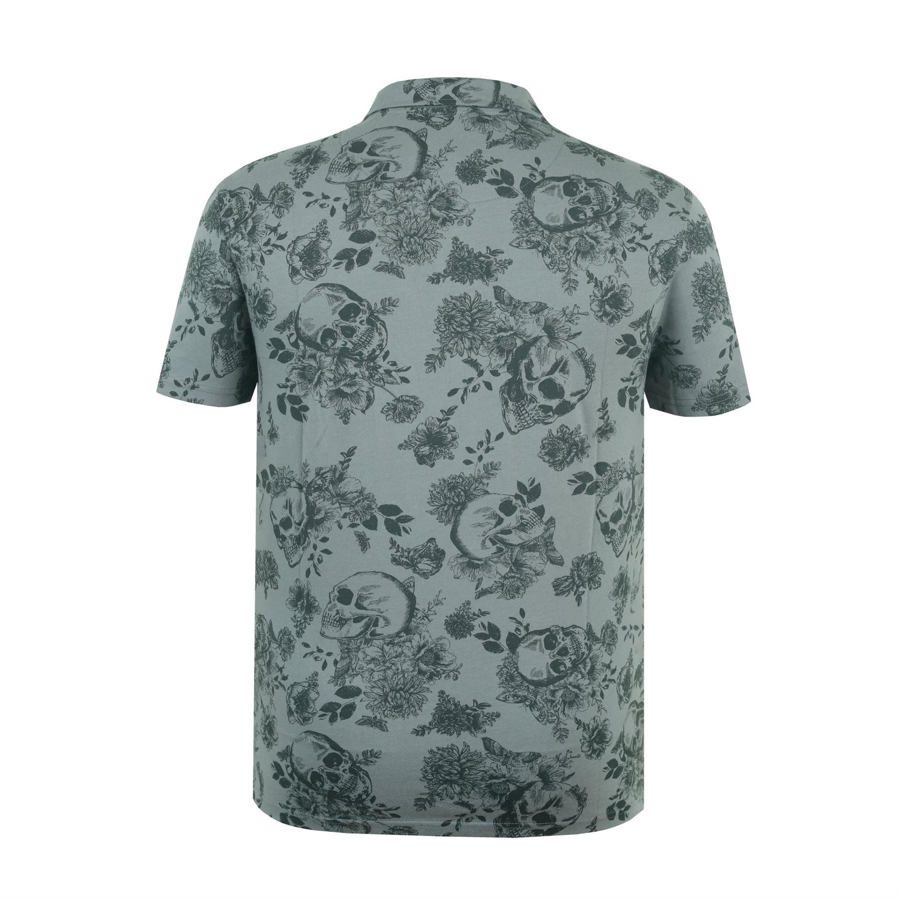 Firetrap Mens All Over Print Polo Top