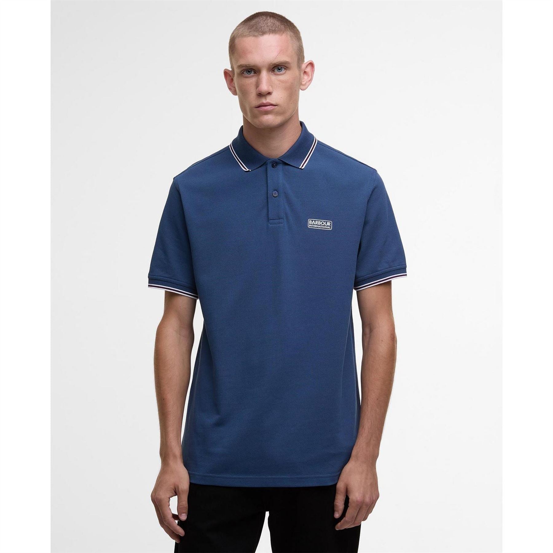 Barbour International Tipped Short Sleeve Polo Shirt
