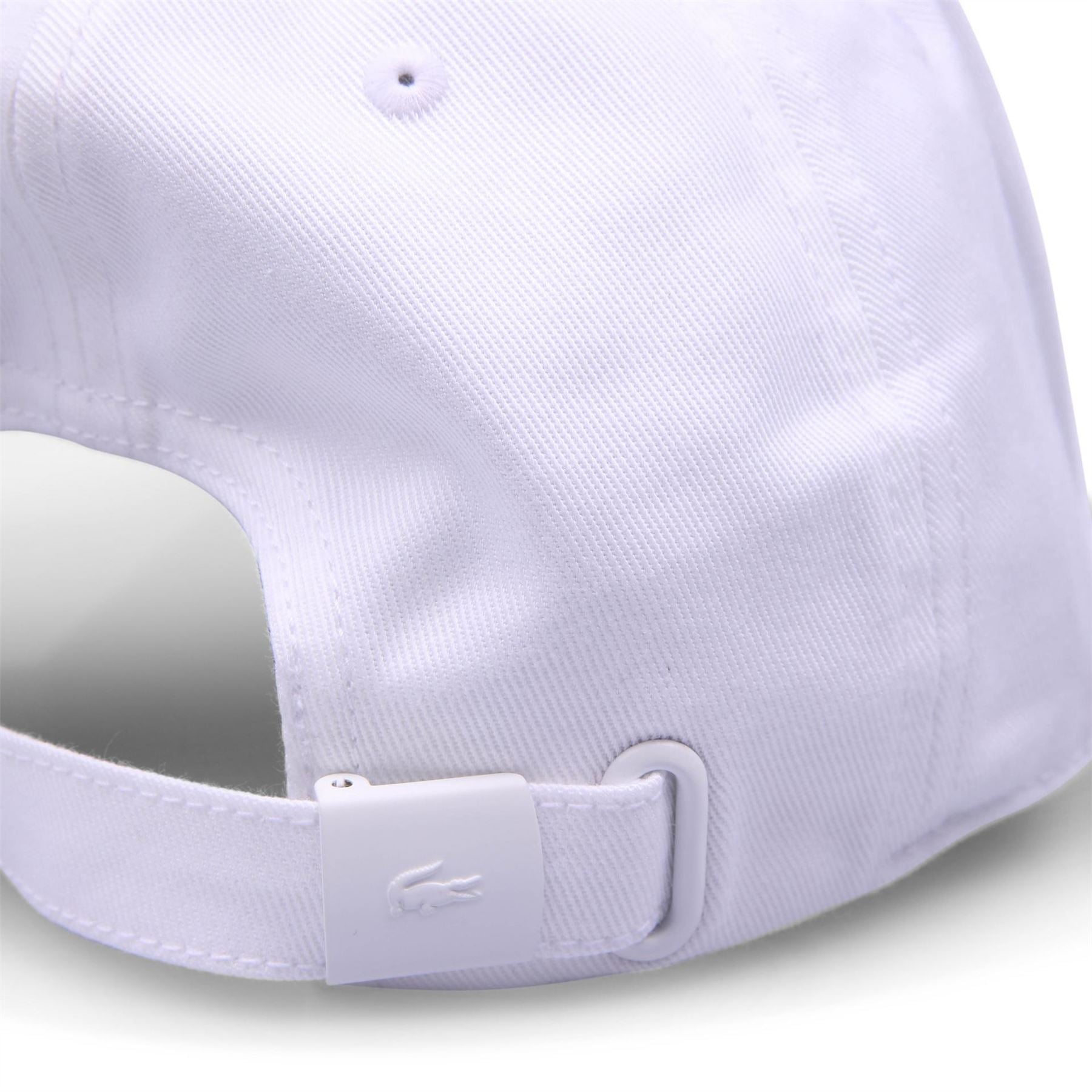 Lacoste Crocodile Logo Print Curved Brim Dad Cap