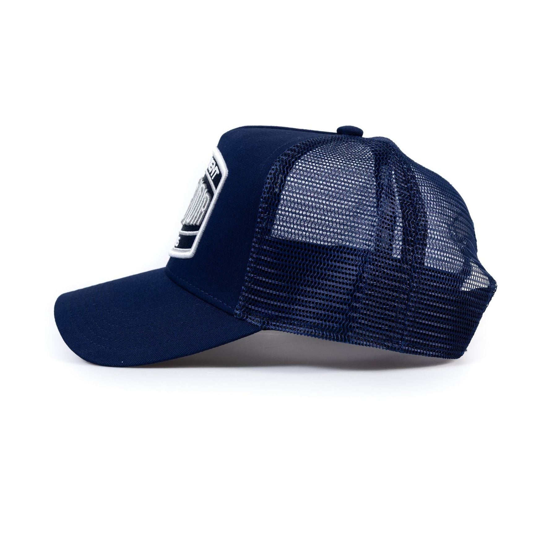 Societe Noir Logo Lettering Adjustable Trucker Cap