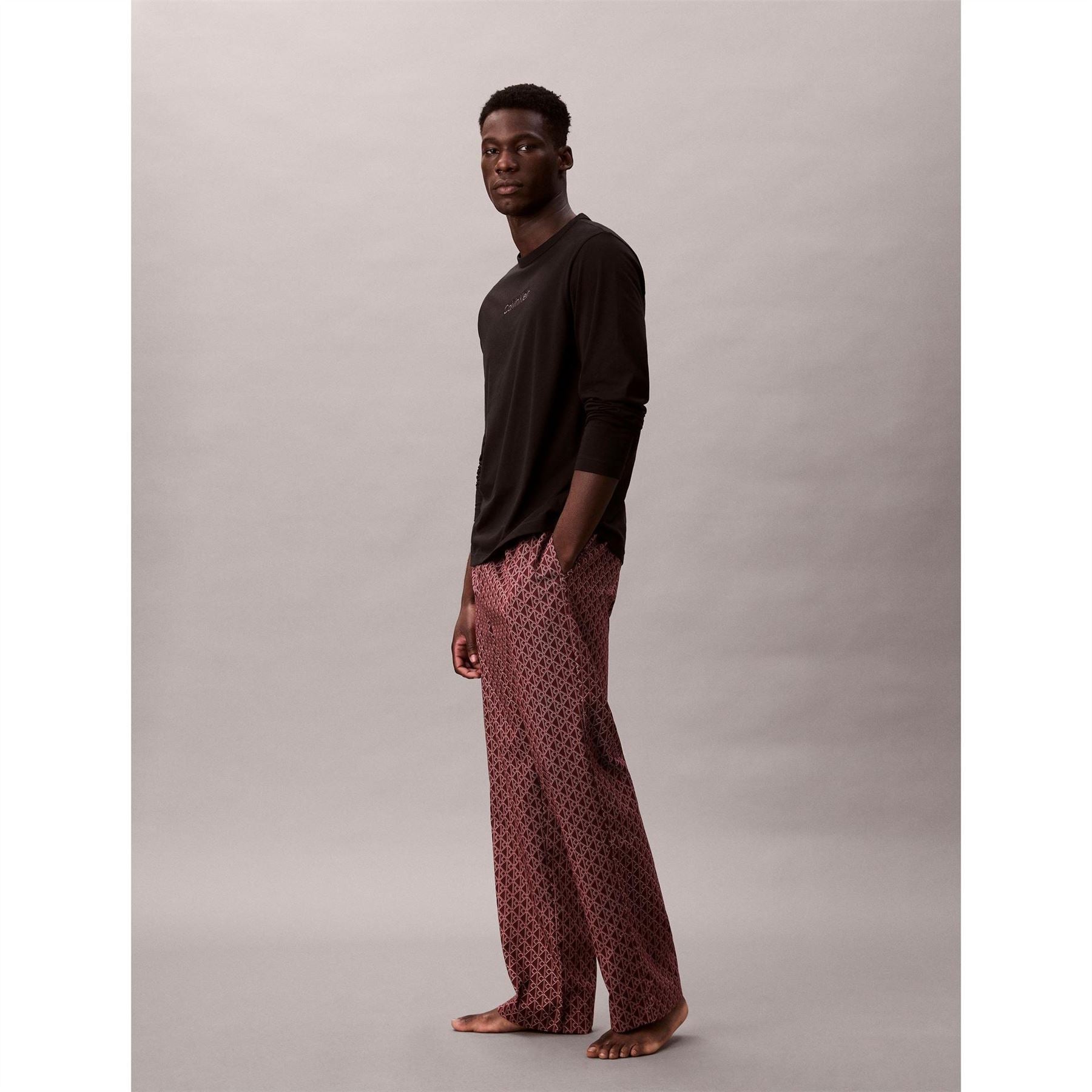 Calvin Klein Long Sleeve Crew Neck Pyjama Set