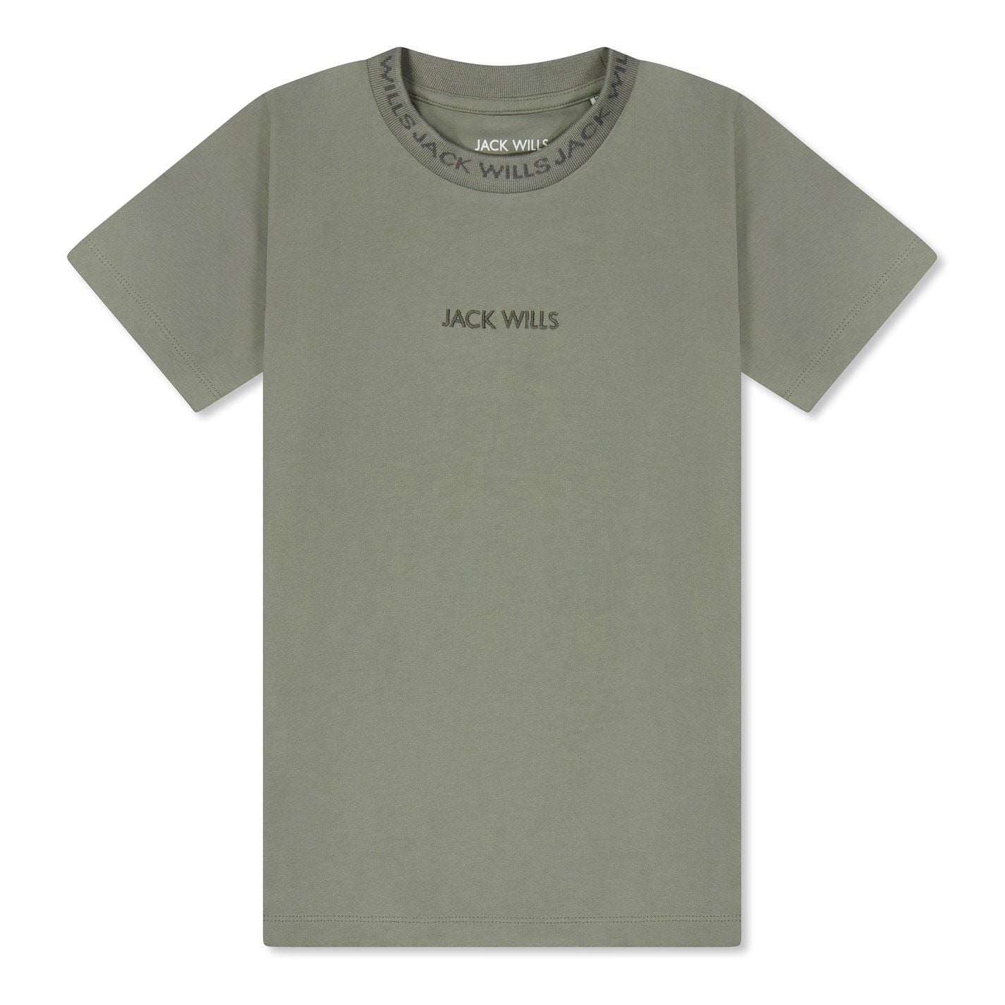 Jack Wills Jacquard Regular Fit T Shirt