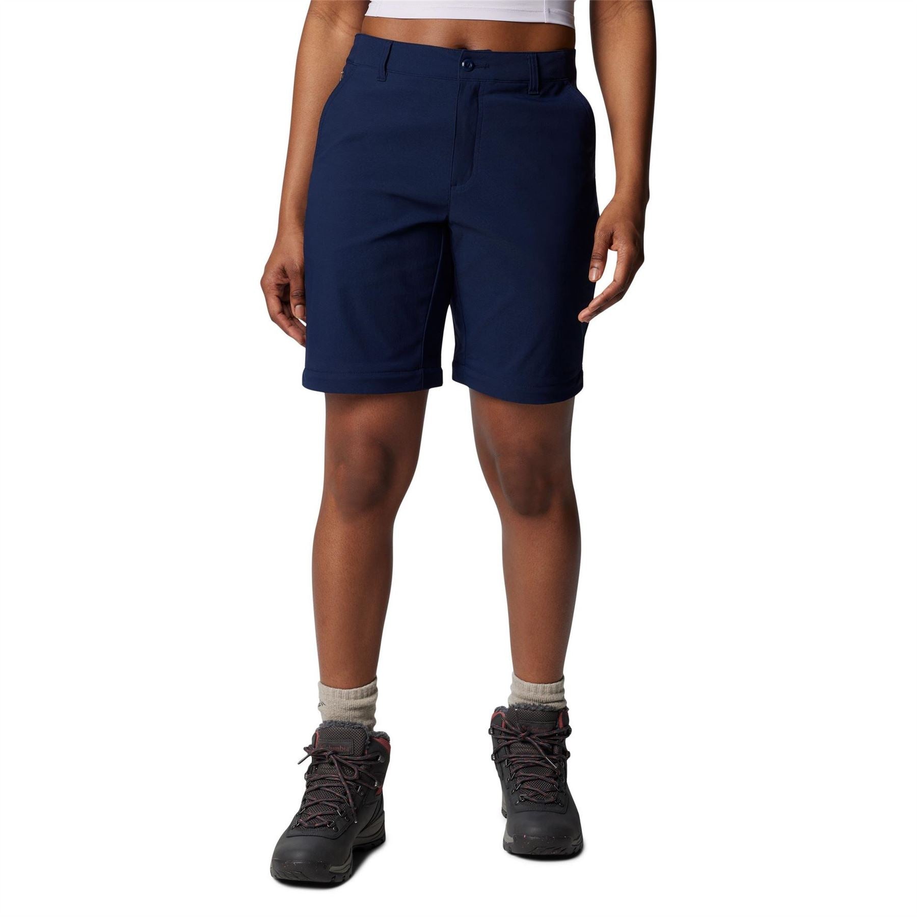 Columbia Leslie Solid Patterned Straight Cargo Pants