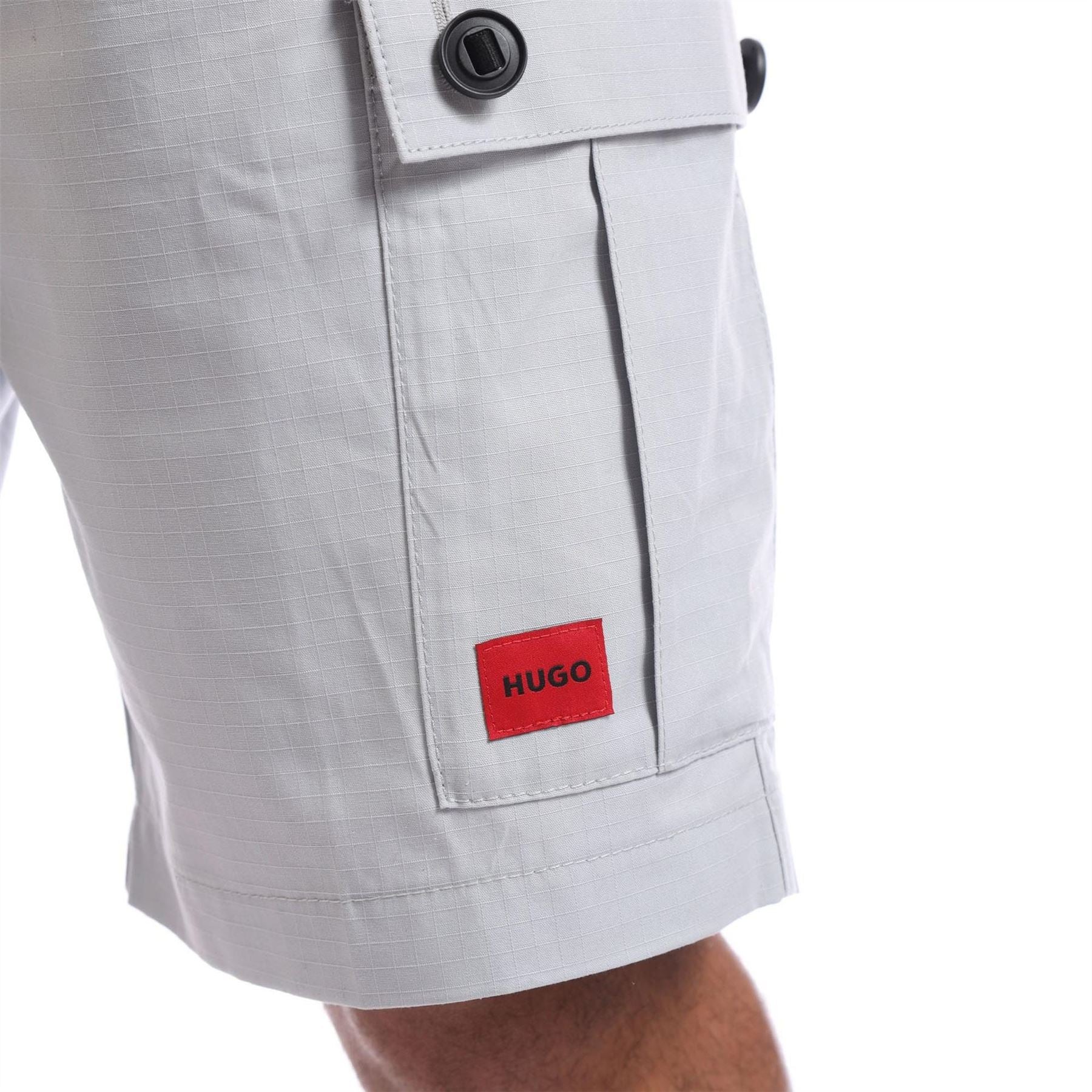 Hugo Red Logo Label Shorts