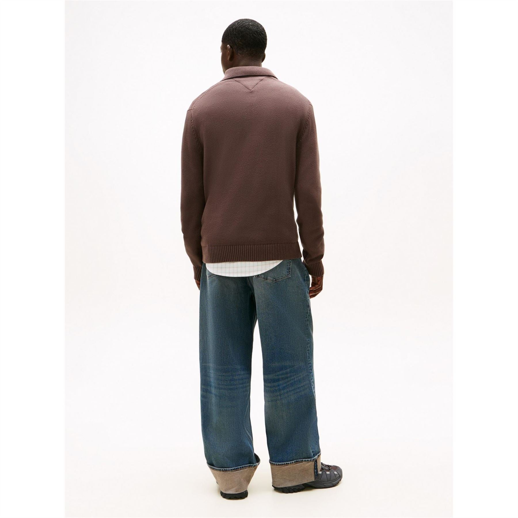 Tommy Jeans Slim Polo Crew Neck Jumper
