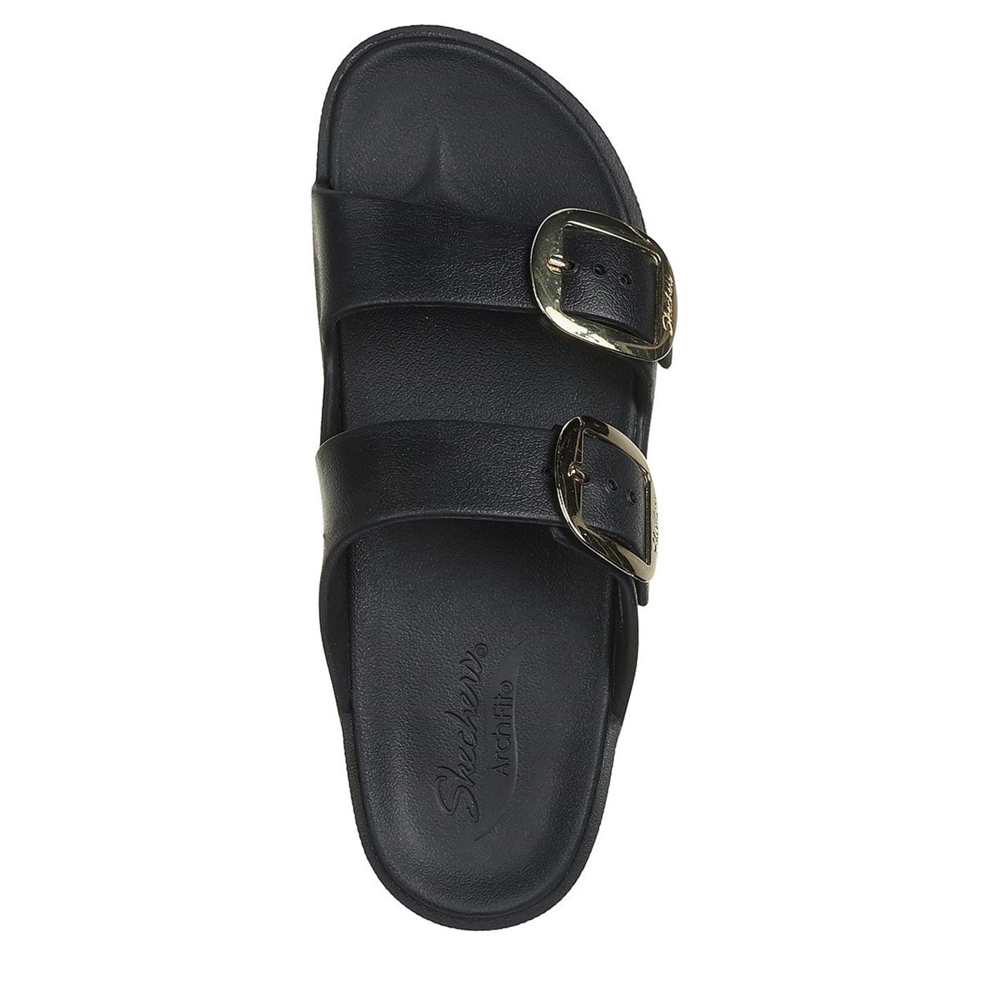 Skechers Molded Double Band Flat Slide Sandals