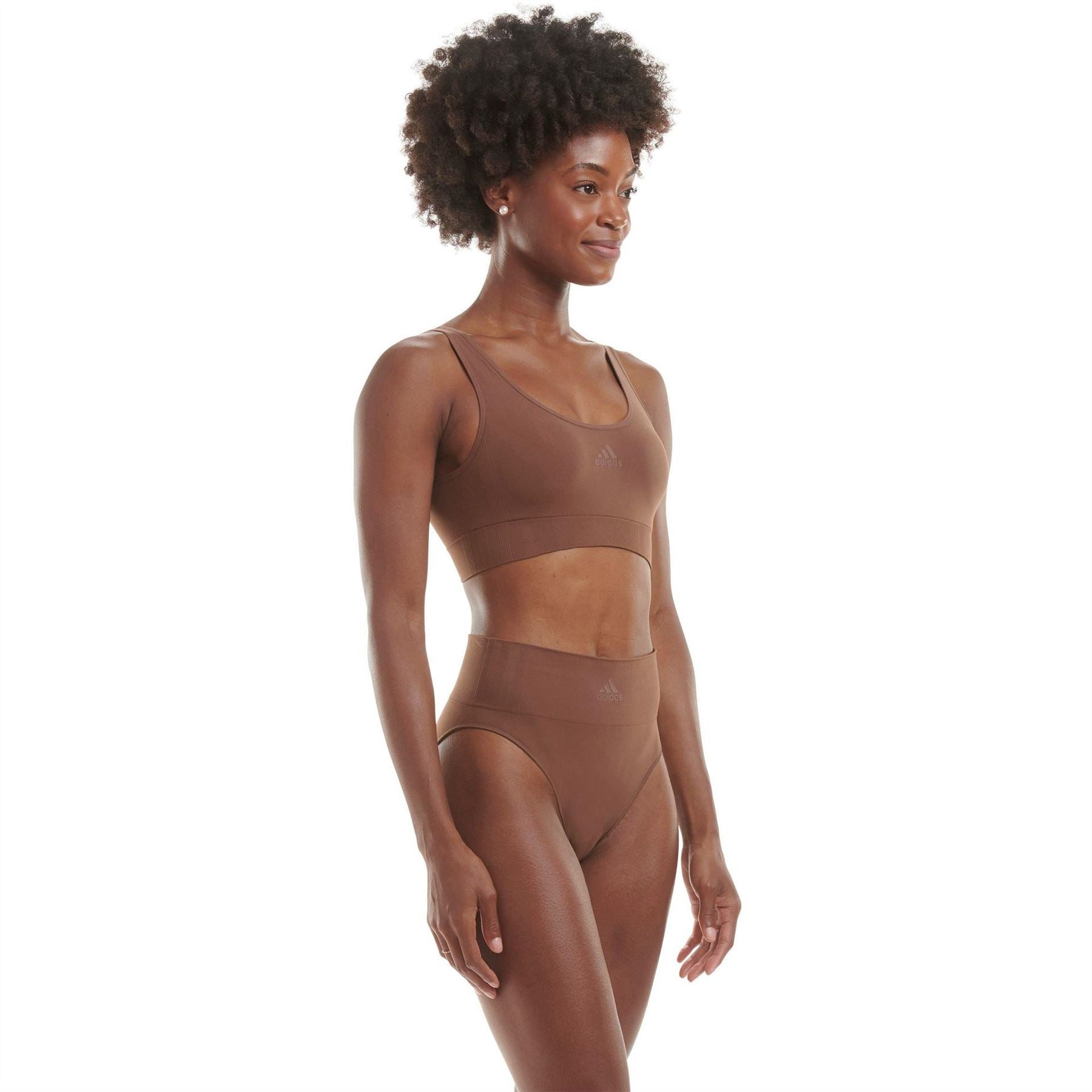 adidas Sport Active Seamless Micro Stretch Scoop Lounge Bra