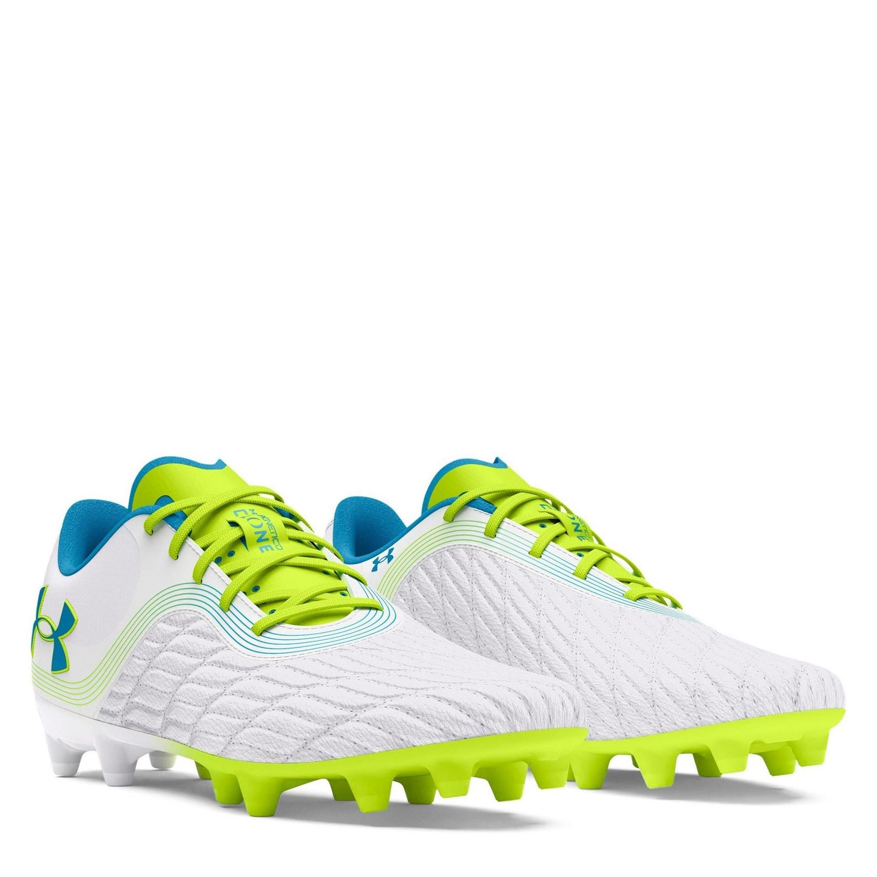 Under Armour Clone Mg Pro 3 FG Lace-Up Textured Sneakers