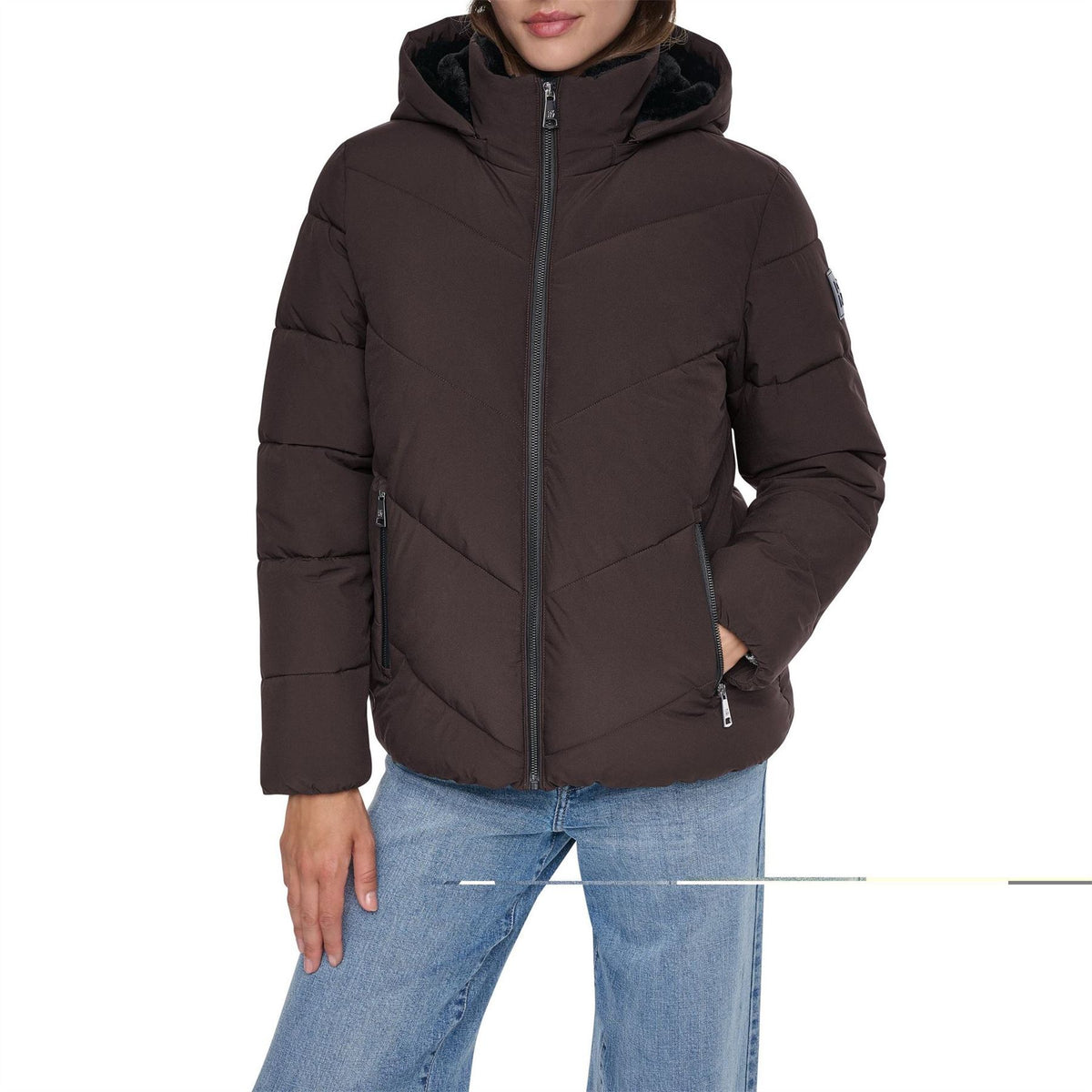 DKNY Short Puffer Jacket