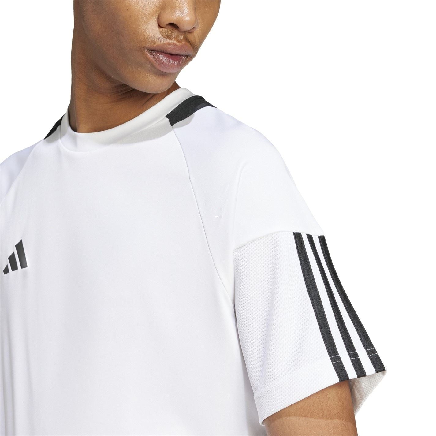 adidas Mens Classic 3 Stripe Sereno T-Shirt
