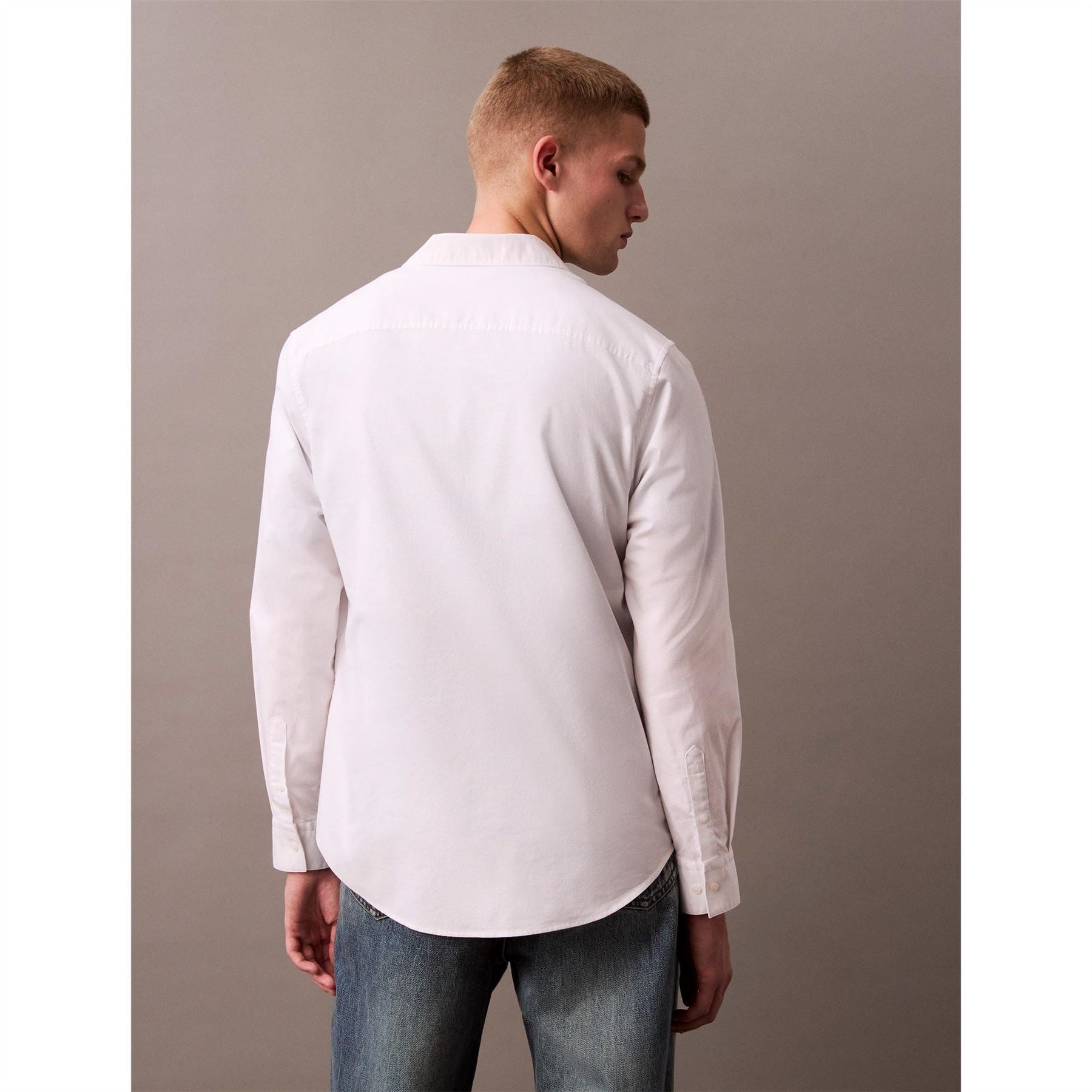 Calvin Klein Jeans Oxford Button Down Collar Long Sleeve Shirt