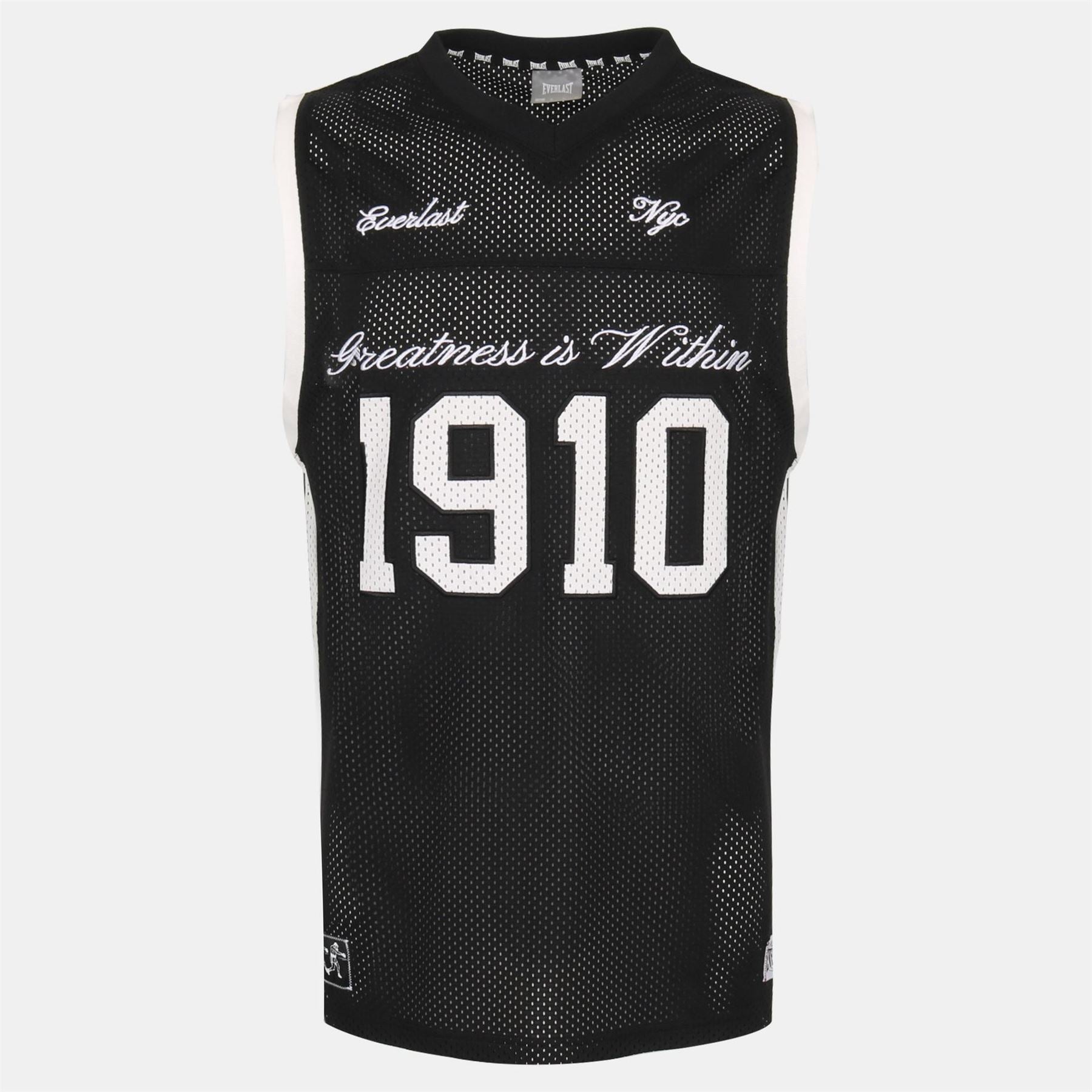 Everlast BBall Top Oversized Fit Short Sleeve Performance T Shirt