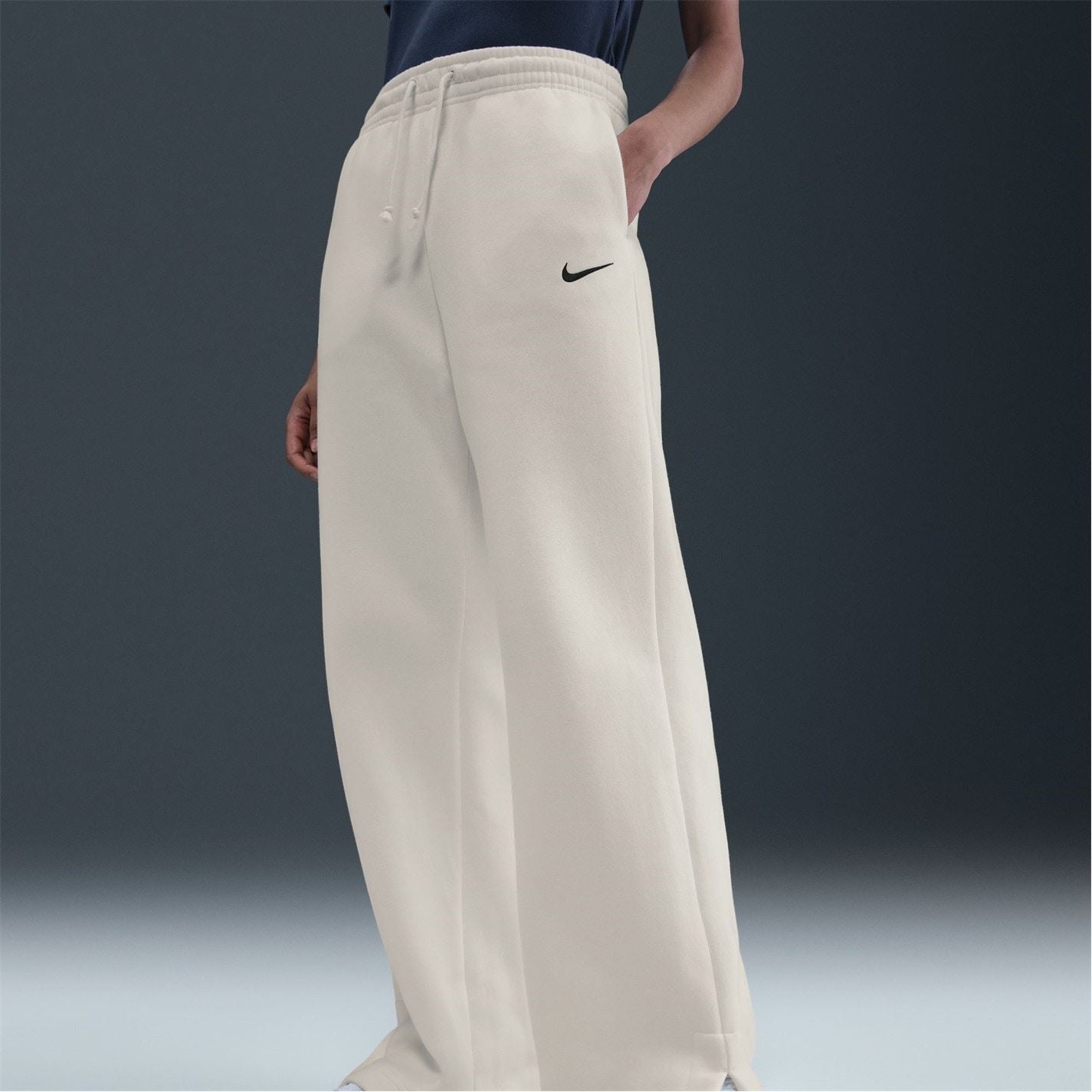 Nike Womens Sportswear Phoenix Fleece High Waisted Wide Leg Sweatpants