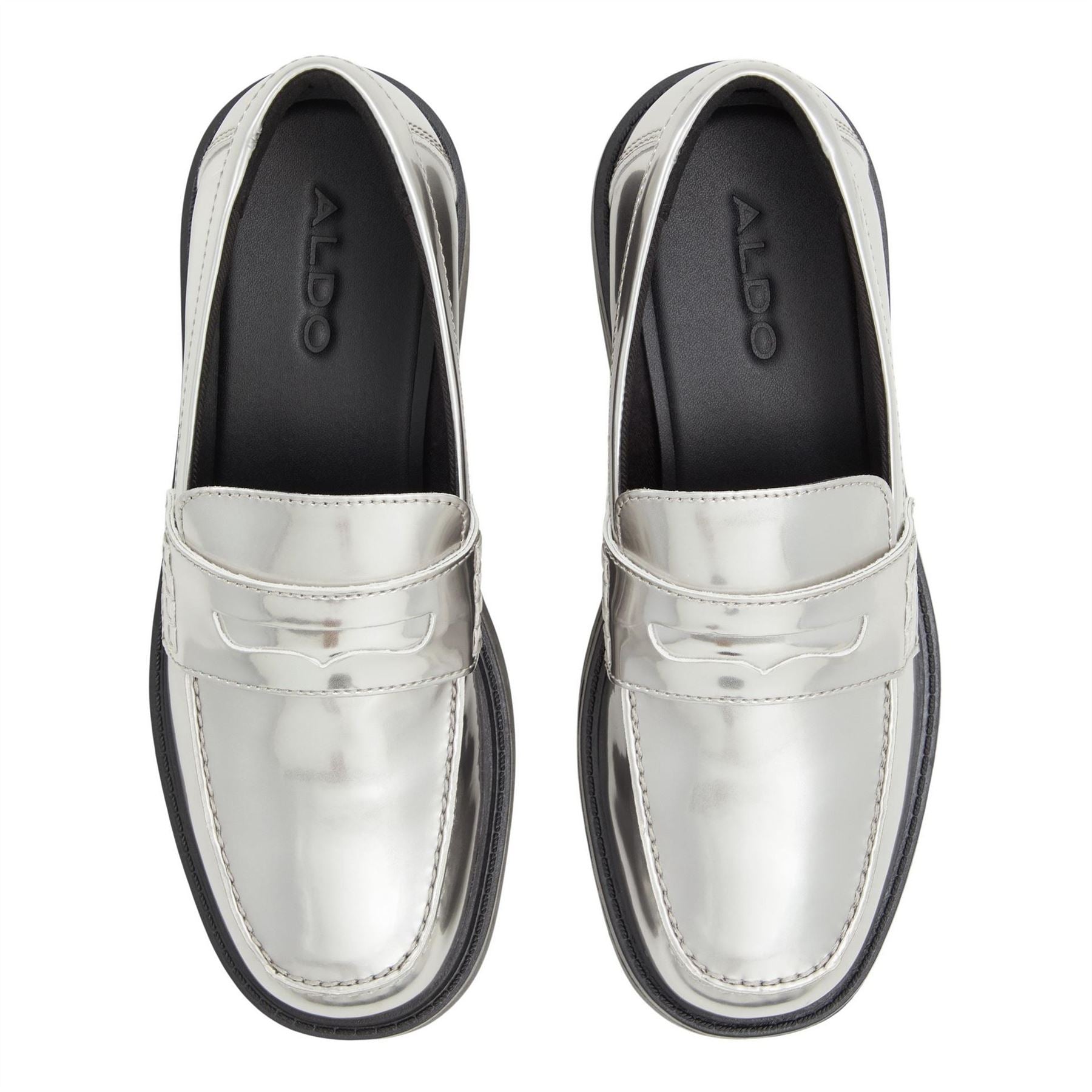 Aldo Verima Penny Loafer Block Heel