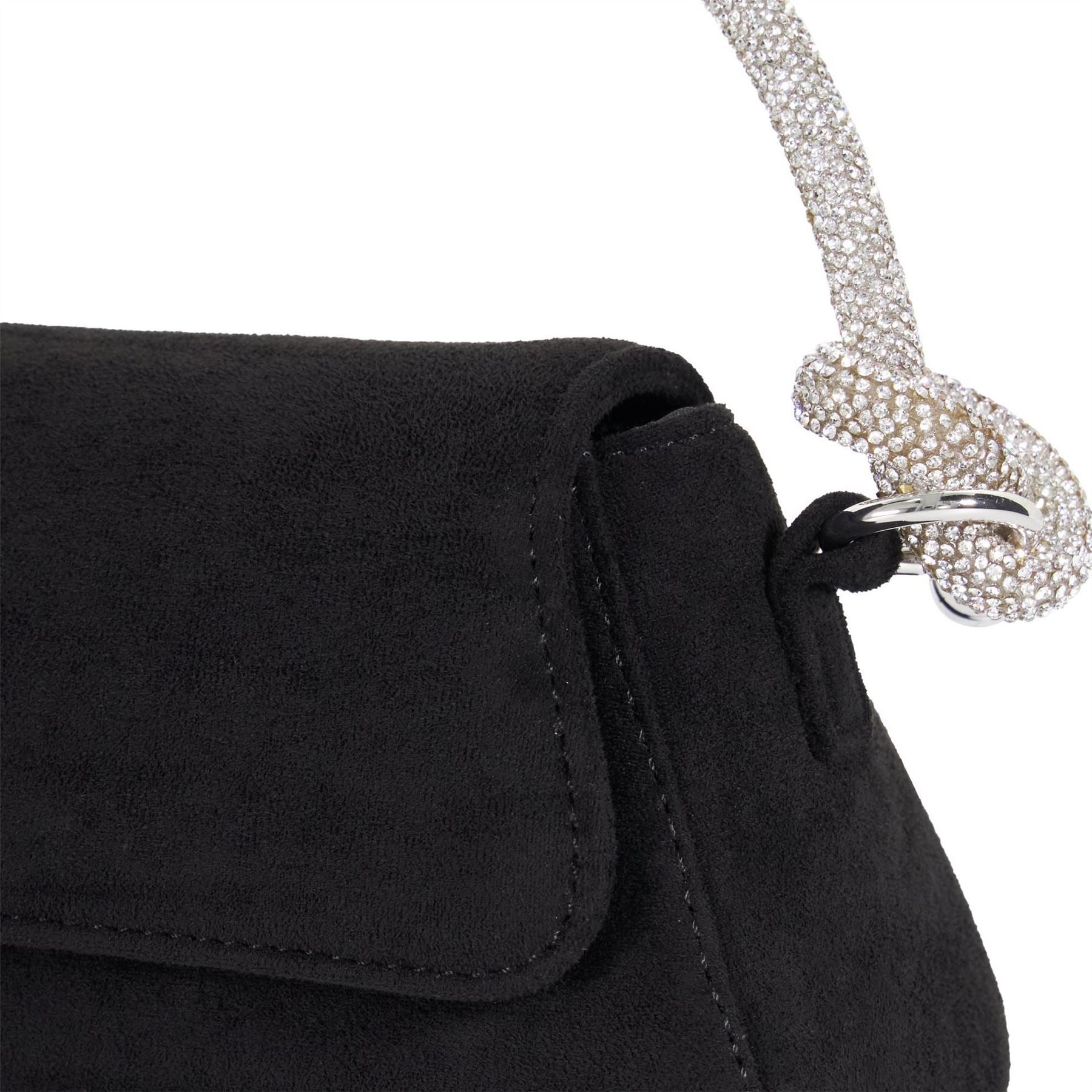 Dune London Brynleyo Crystal Trapezoid Shape Baguette Handbag
