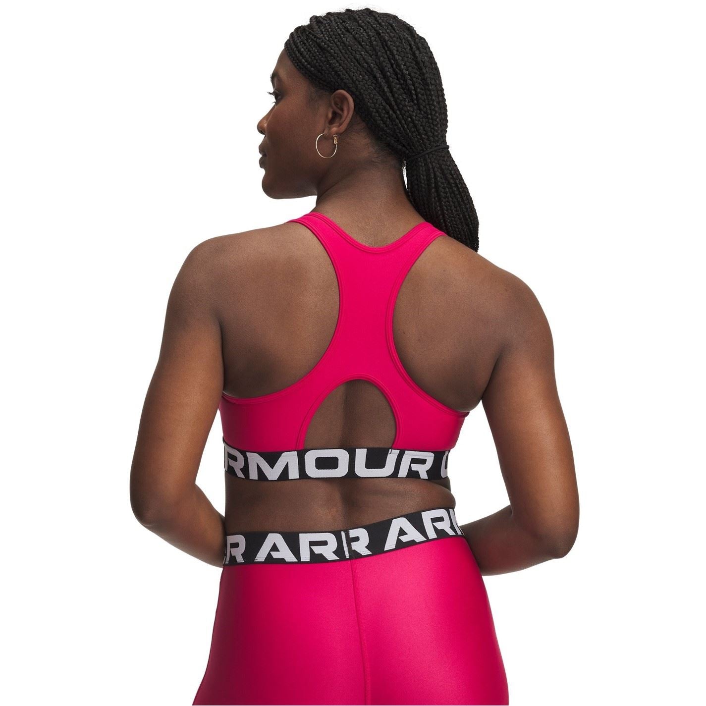 Under Armour Womens Armour Heatgear® Armour Mid Branded Sports Bra
