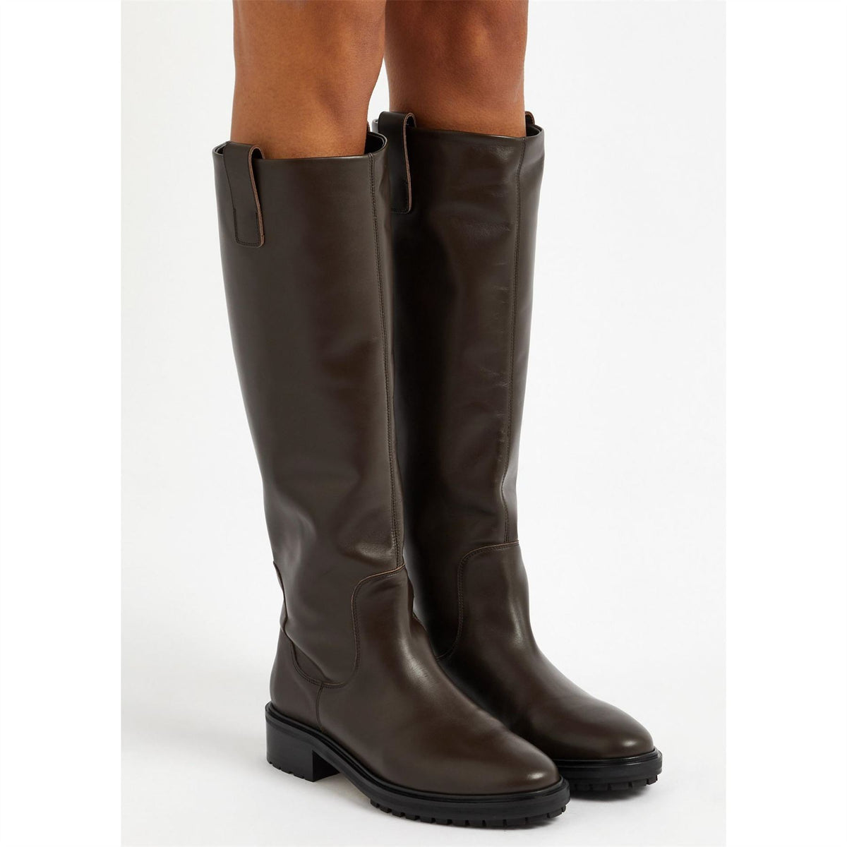 Aeyde Calf Flat Knee Boot