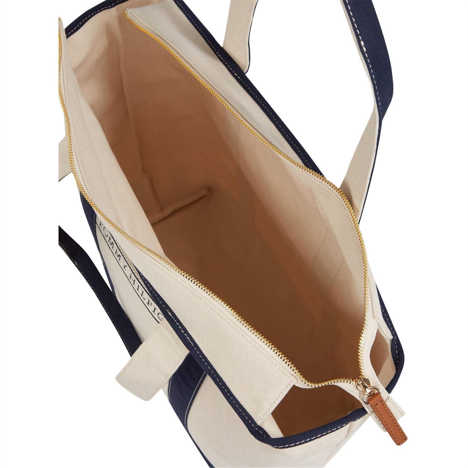 Tommy Hilfiger Summer Canvasas Color Block Tote with Logo