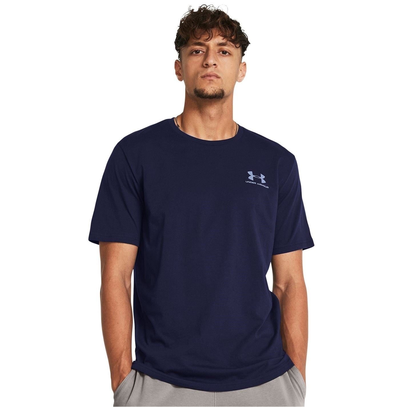 Under Armour Mens Armour Ua Left Chest Logo Short Sleeve