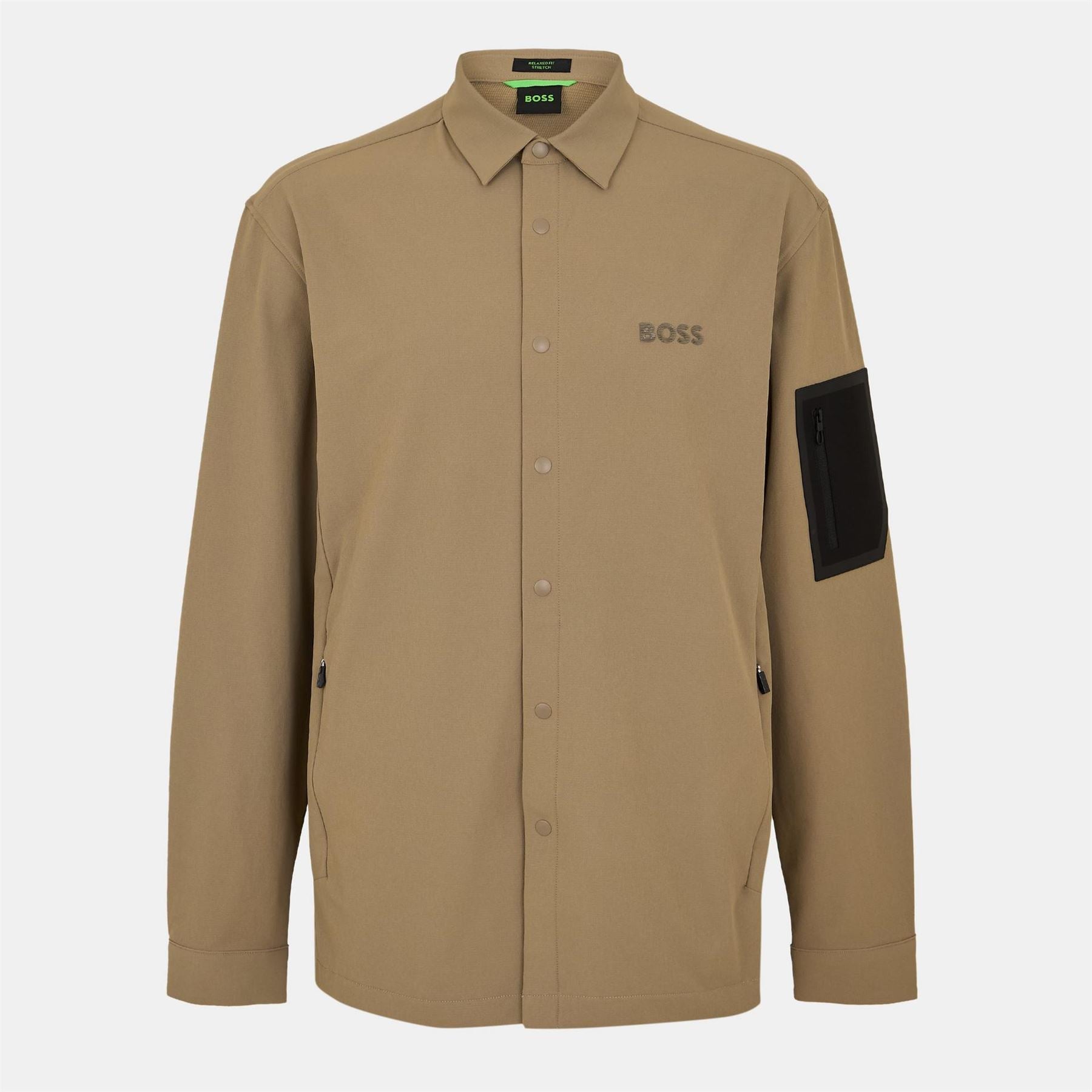Boss Lite Plain Water Repellent 4 Way Stretch Long Sleeve Shirt