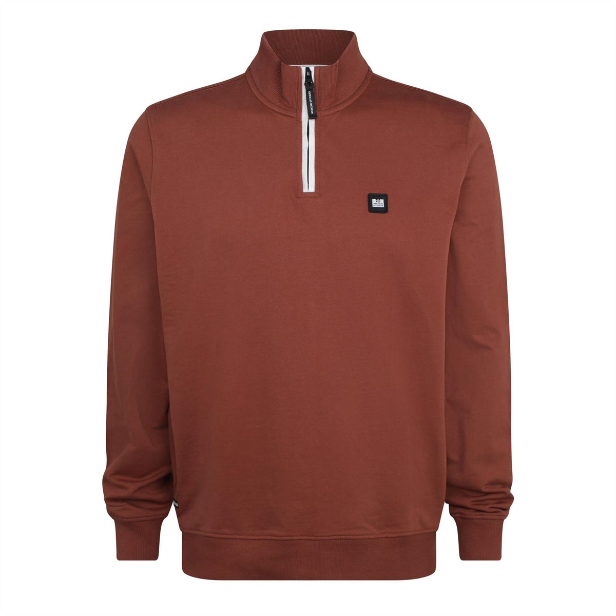 Weekend Offender Alberta Funnel Neck Half Zip Long Sleeve Sweatshirt
