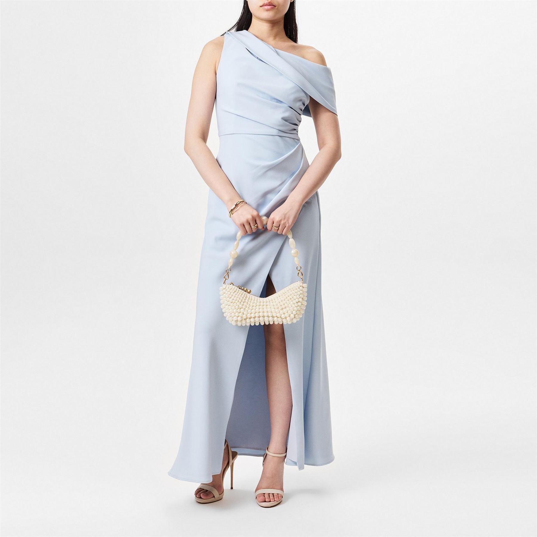 Jarlo Annalee One Shoulder Neck Maxi Gown